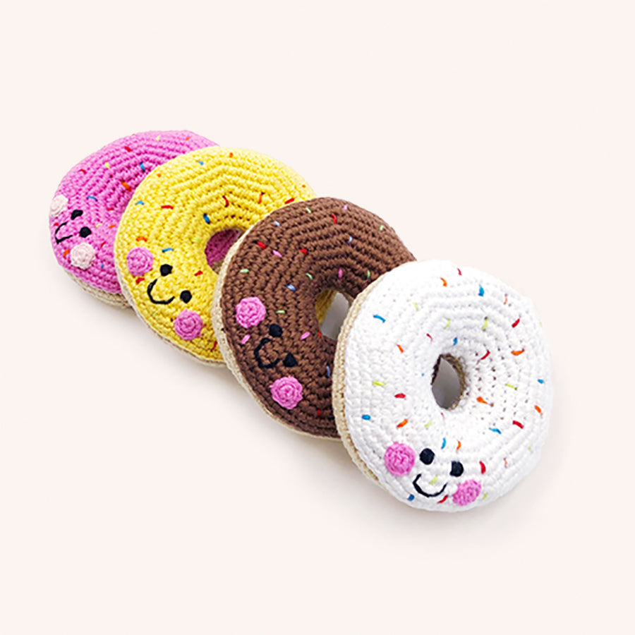 Pretend Play Food Rattle - Plush Donut