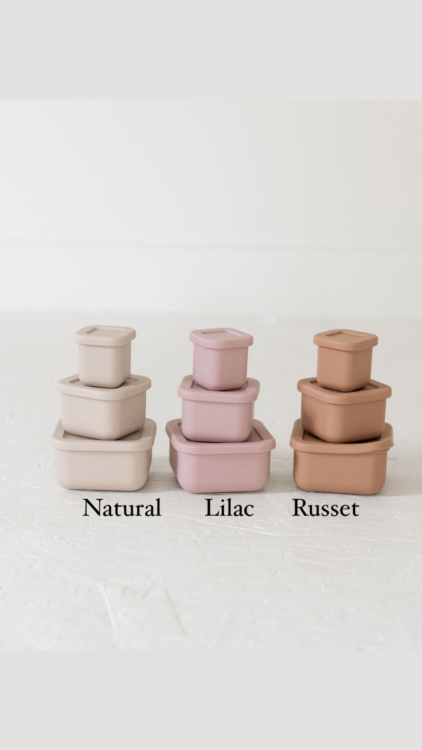 Silicone Bento box Set/set of 3