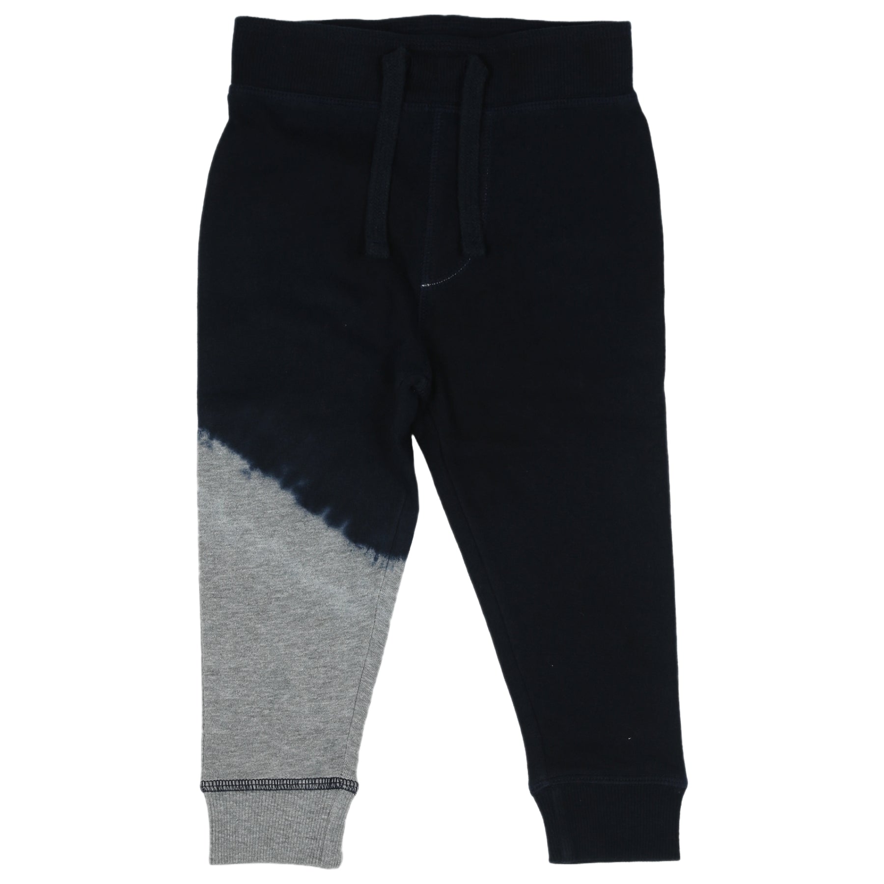 Kids Diagonal Dip Dye Jogger - Navy/Heather