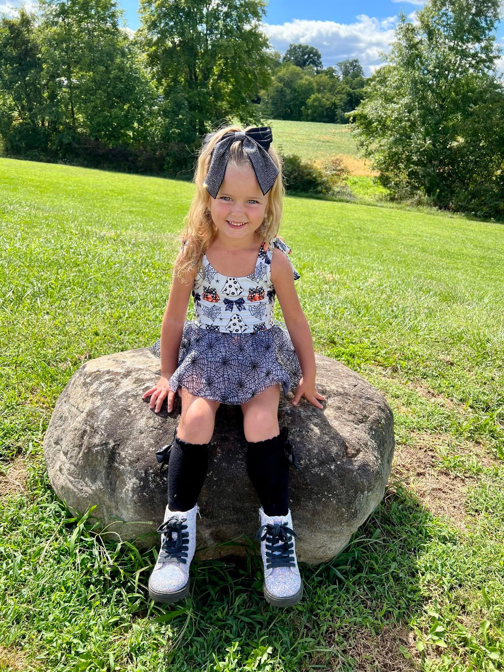 Spiderweb ghost mesh tie romper