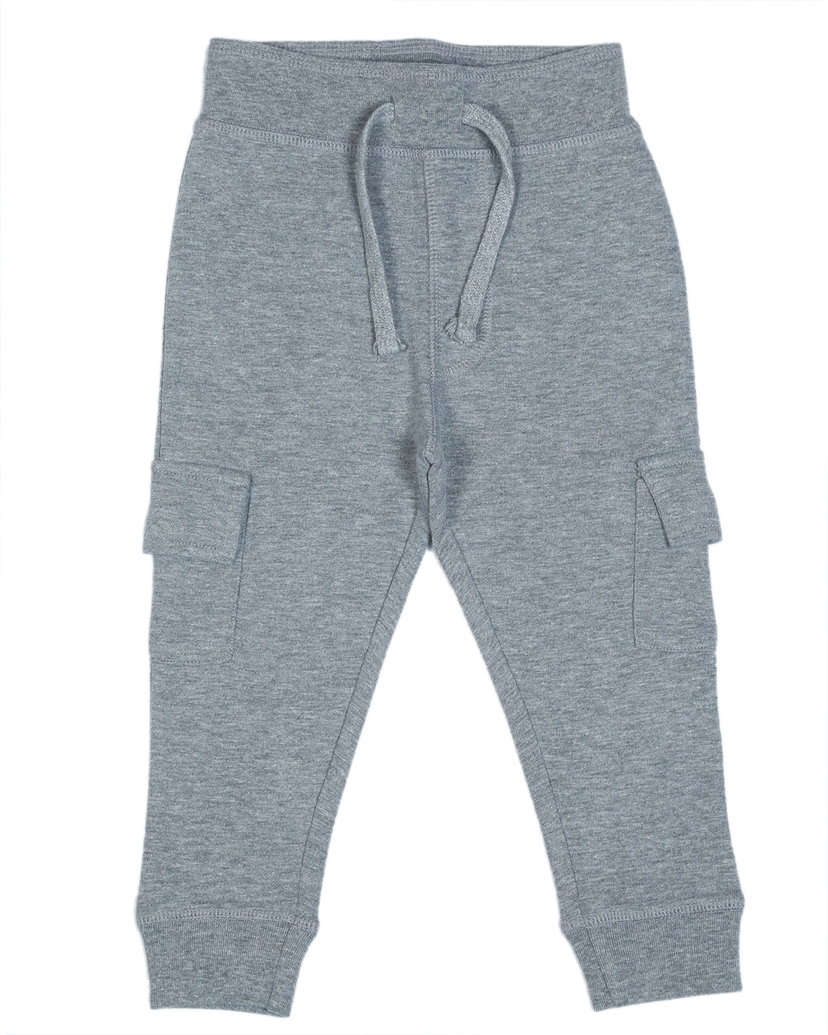 Kids Solid Pocket Joggers - Heather