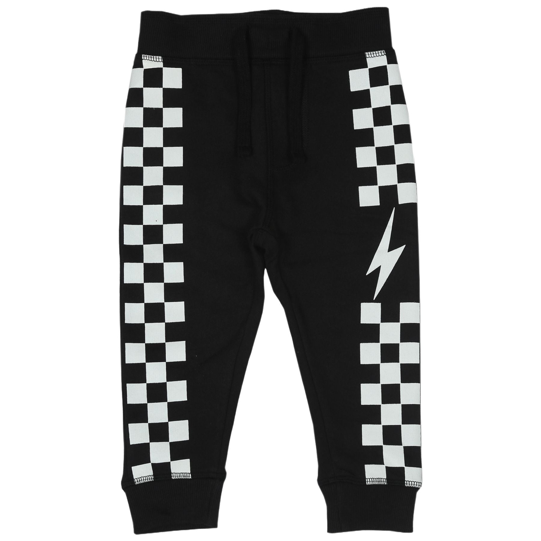 Kids Sweat Pants - Checkered Bolt