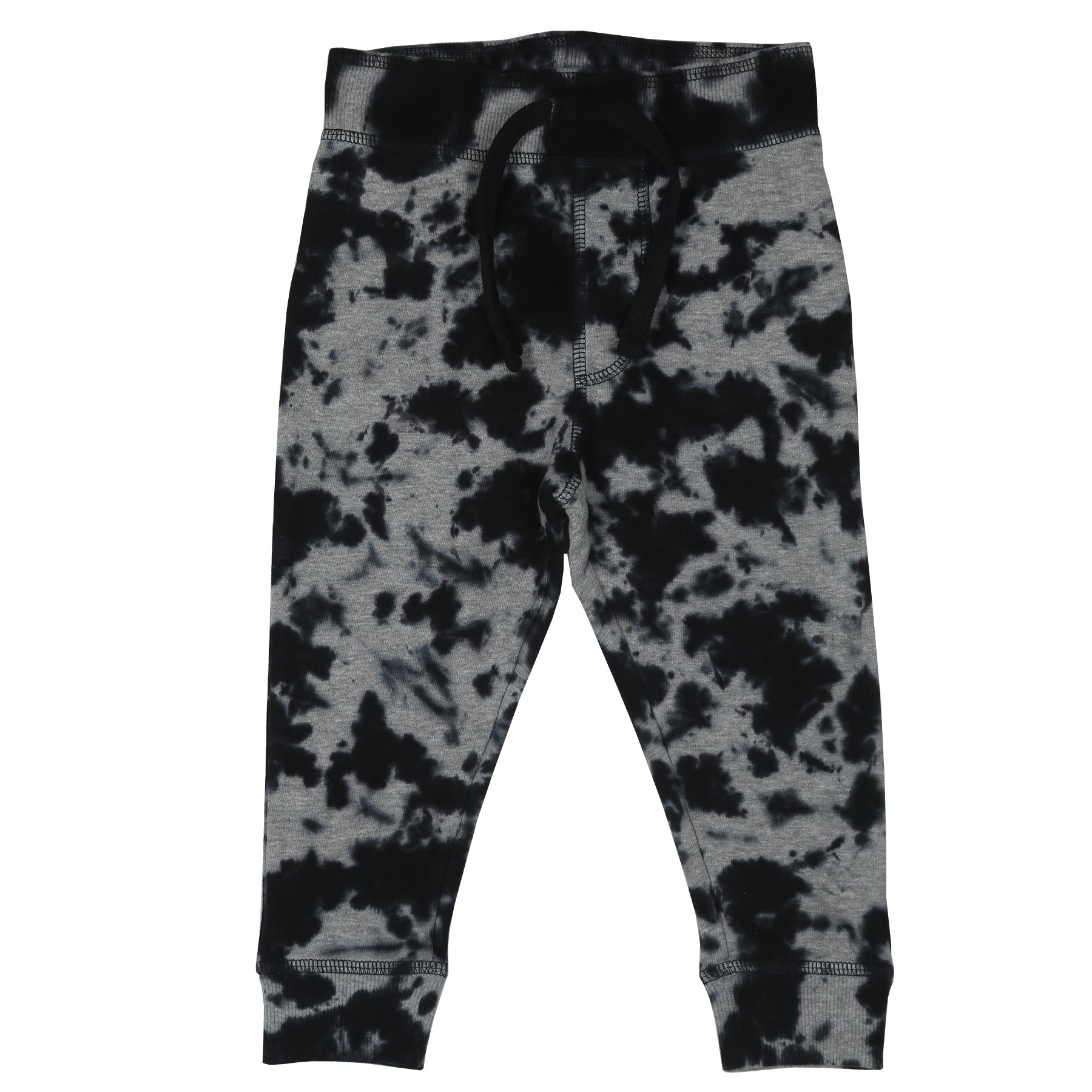 Kids Engineered Tie Dye Jogger - Black/Heather