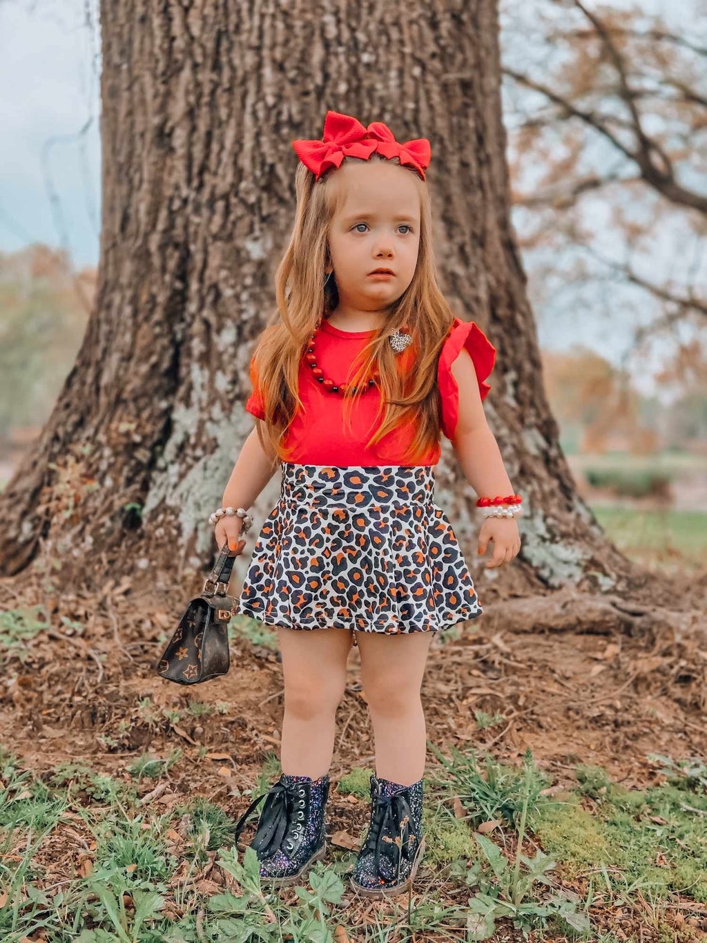 Original leopard Skirted bummies