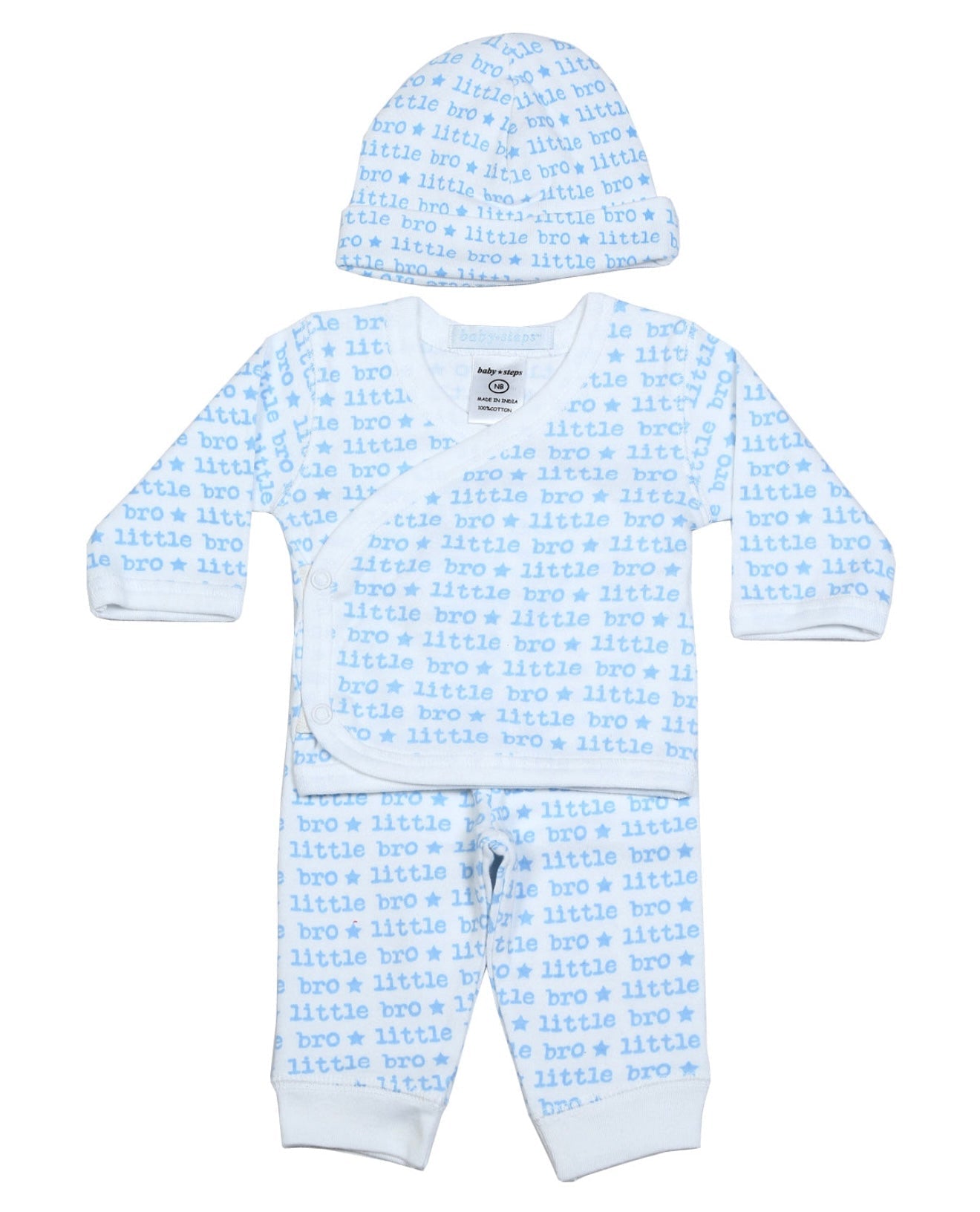 Baby 3 Piece Set - Little Bro - Sibling Collection
