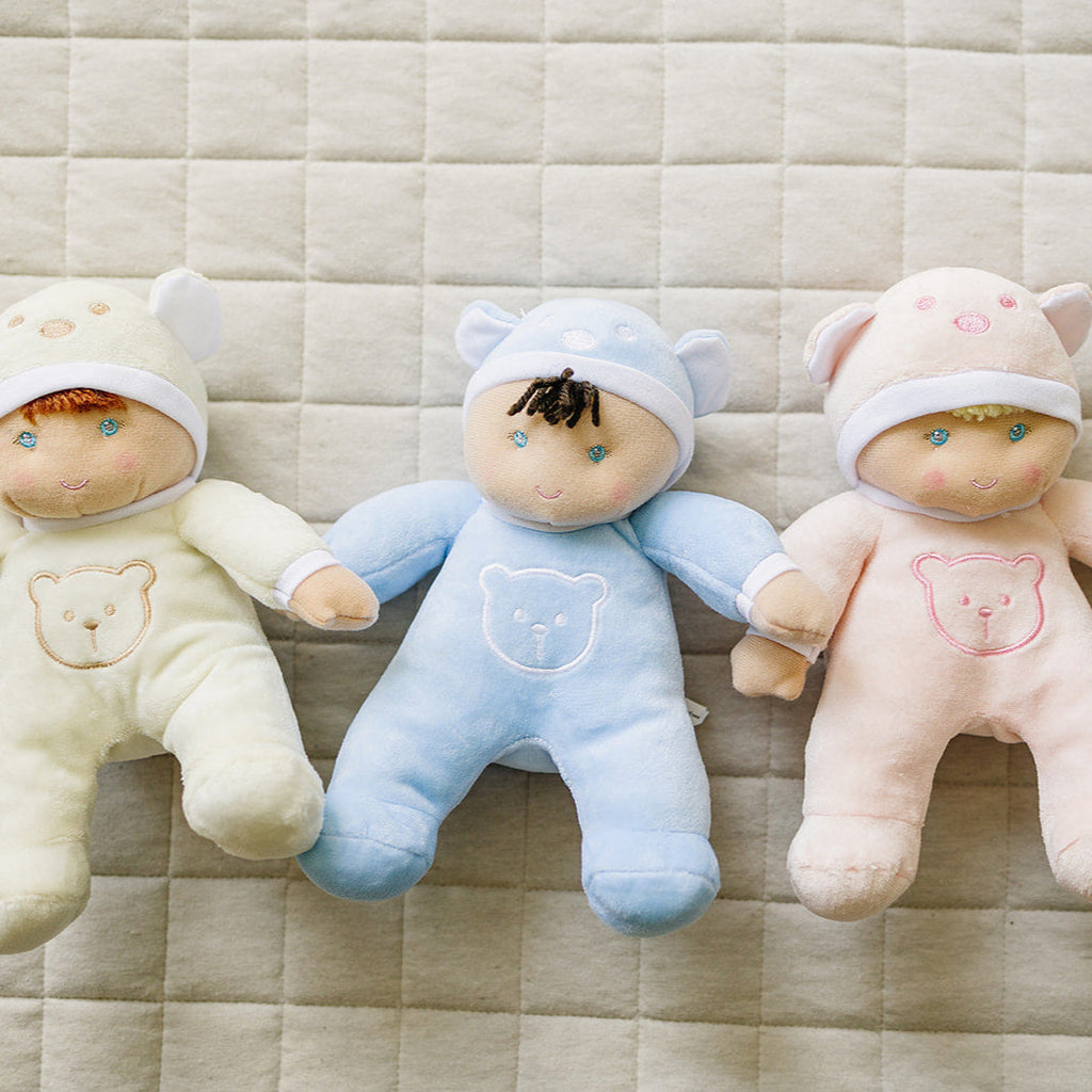 My First Baby Girl Doll in Pink with Rattle