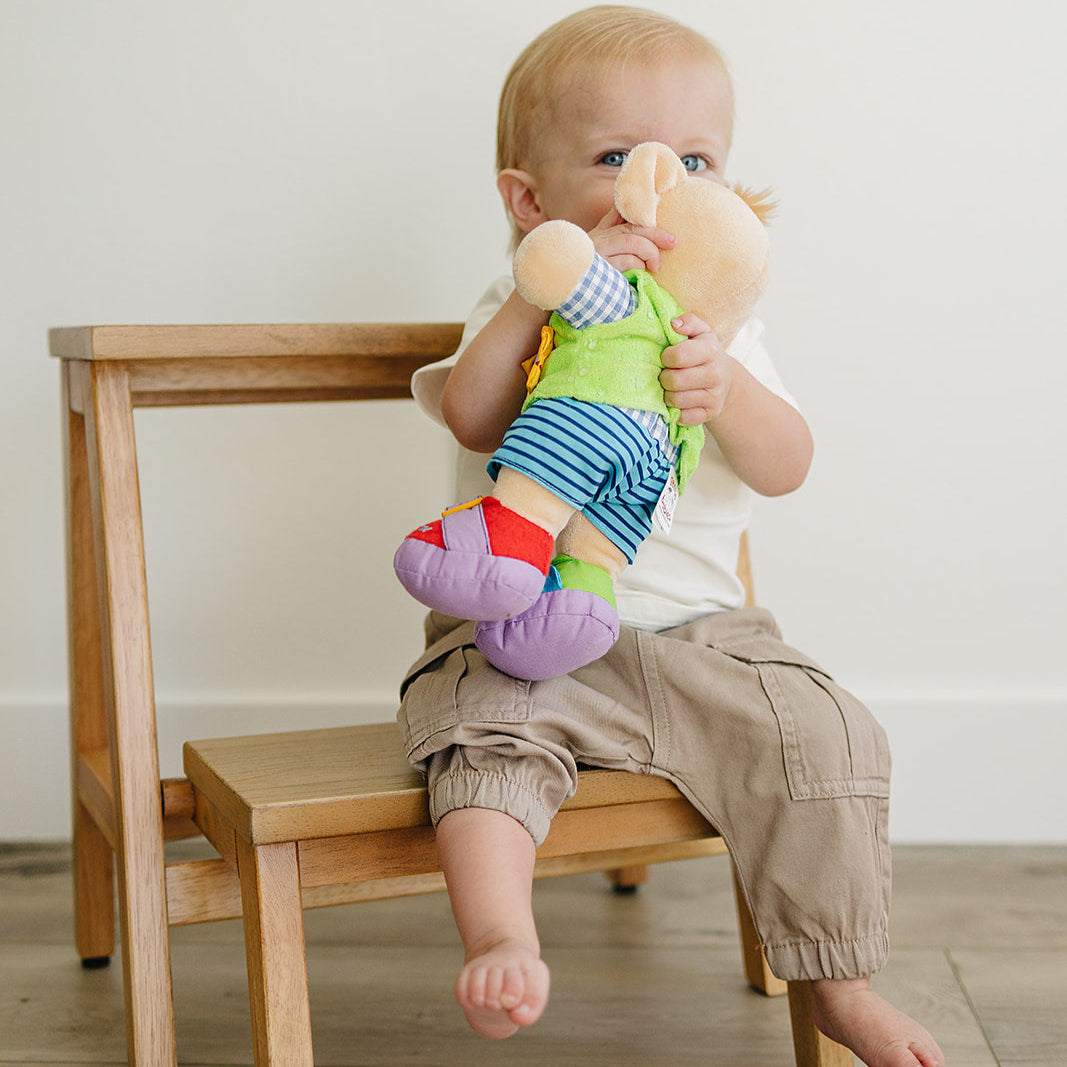 Learn to Dress Bear Doll
