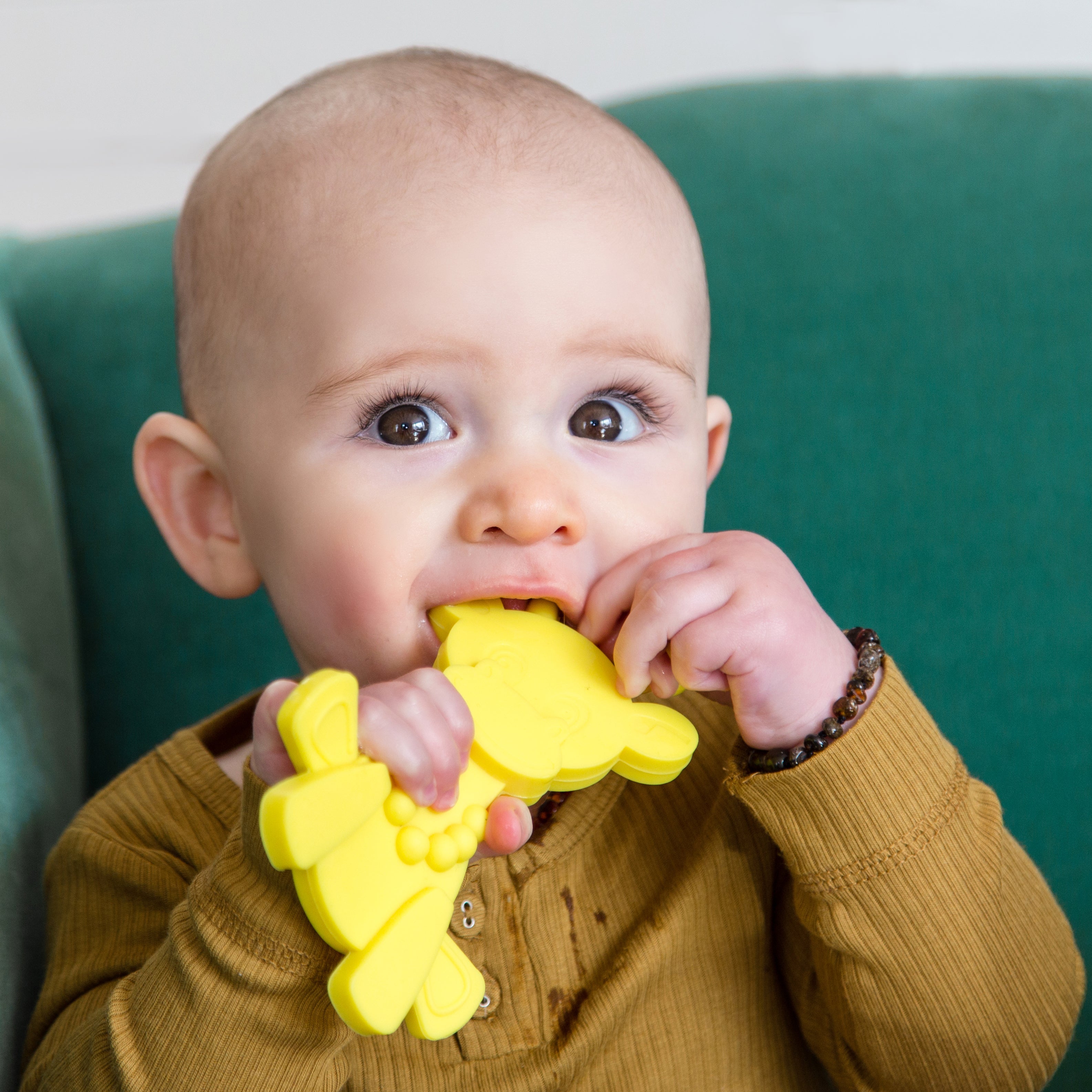 Little bamBAM Baby Teething Toy – Yellow