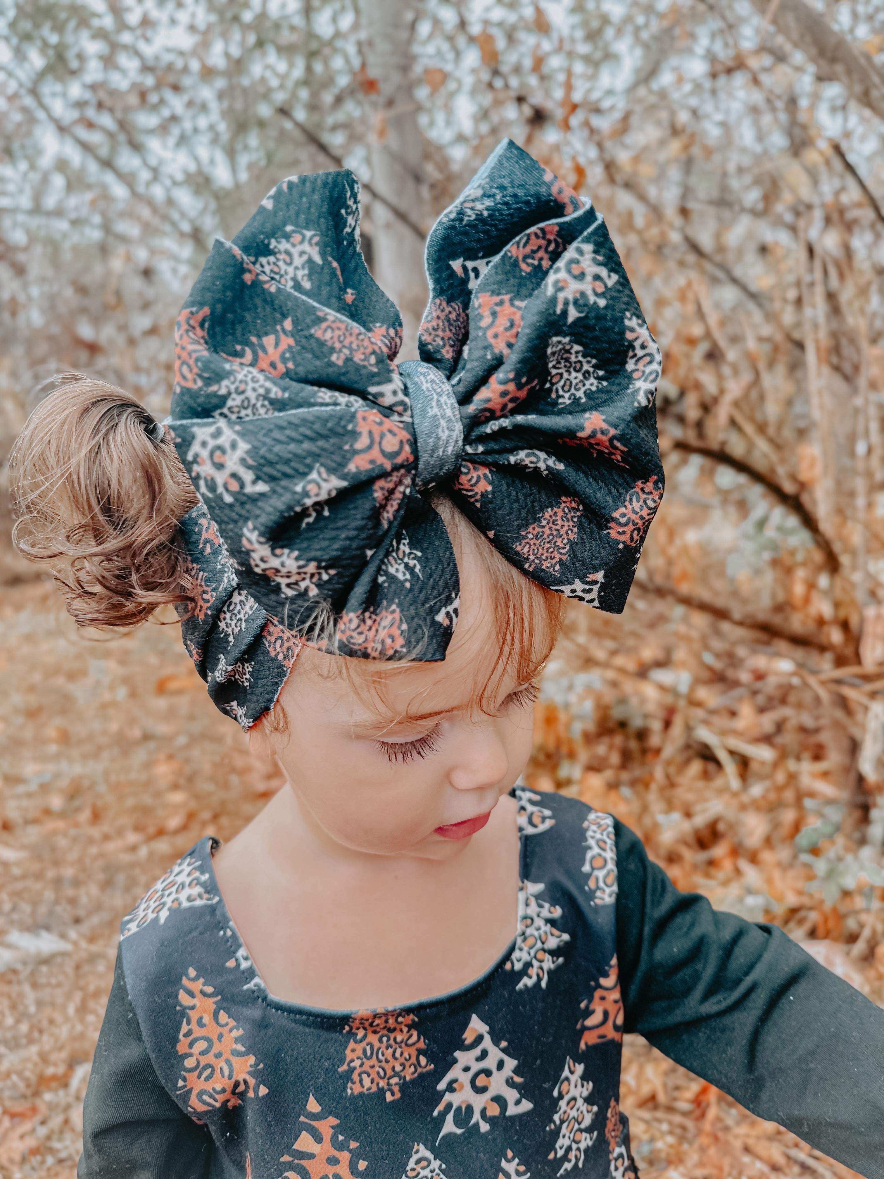 Leopard trees messy wrap