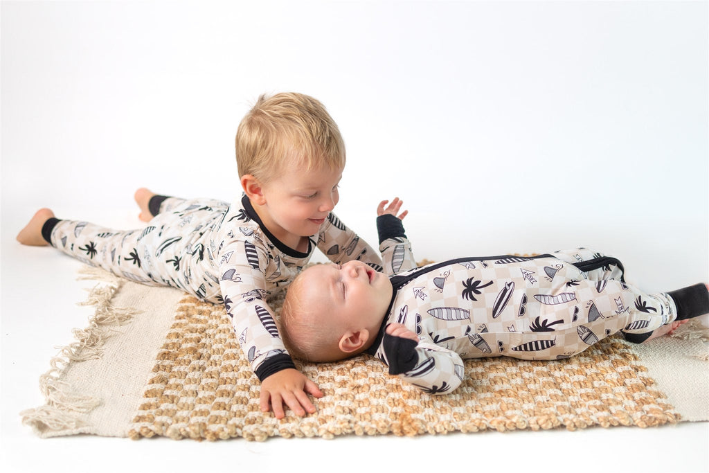 Checkered Surfboards | Two Piece Bamboo Pajama Set