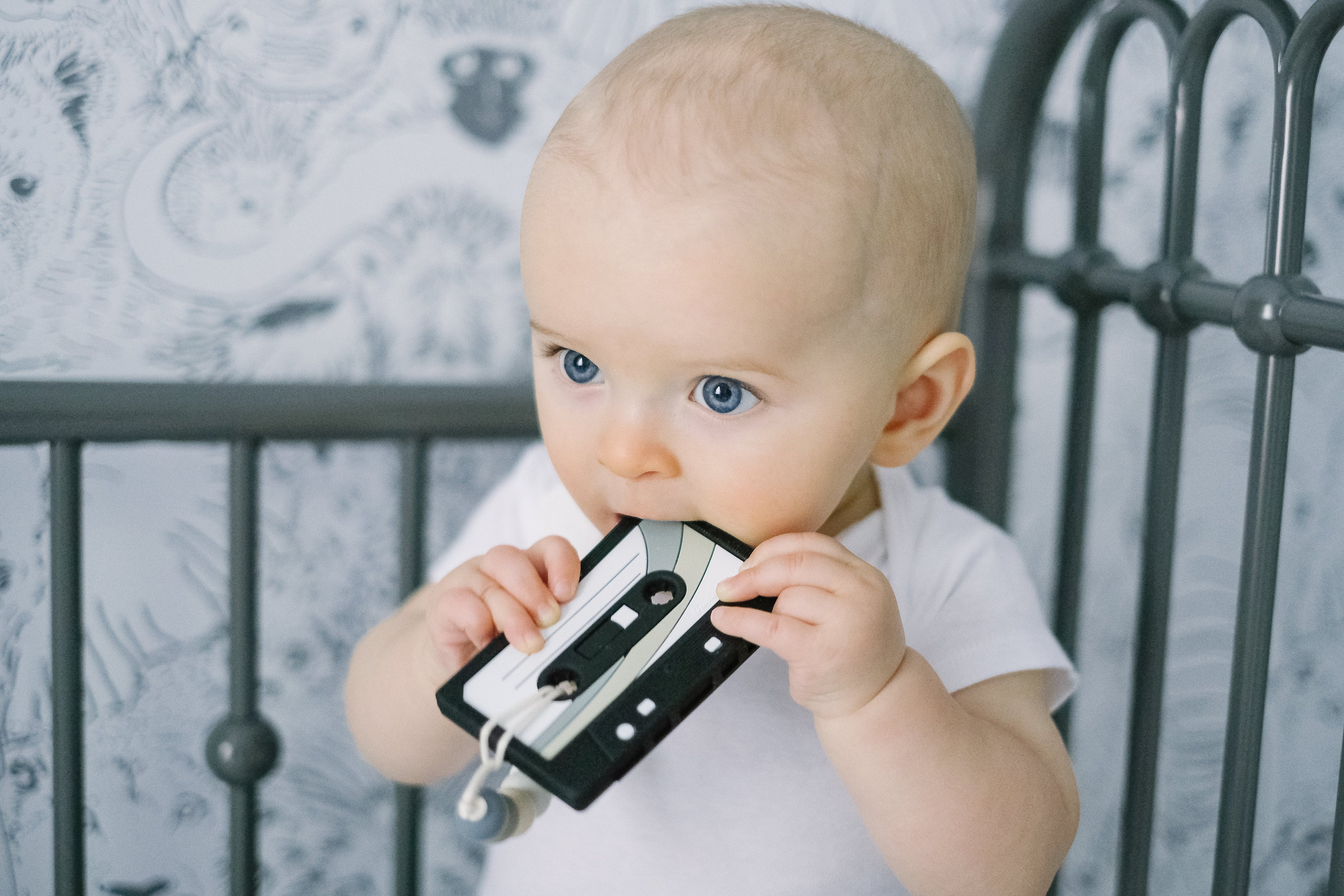 Cassette Mix Tape Teether: Retro 80s & 90s Vibes for Teething Relief