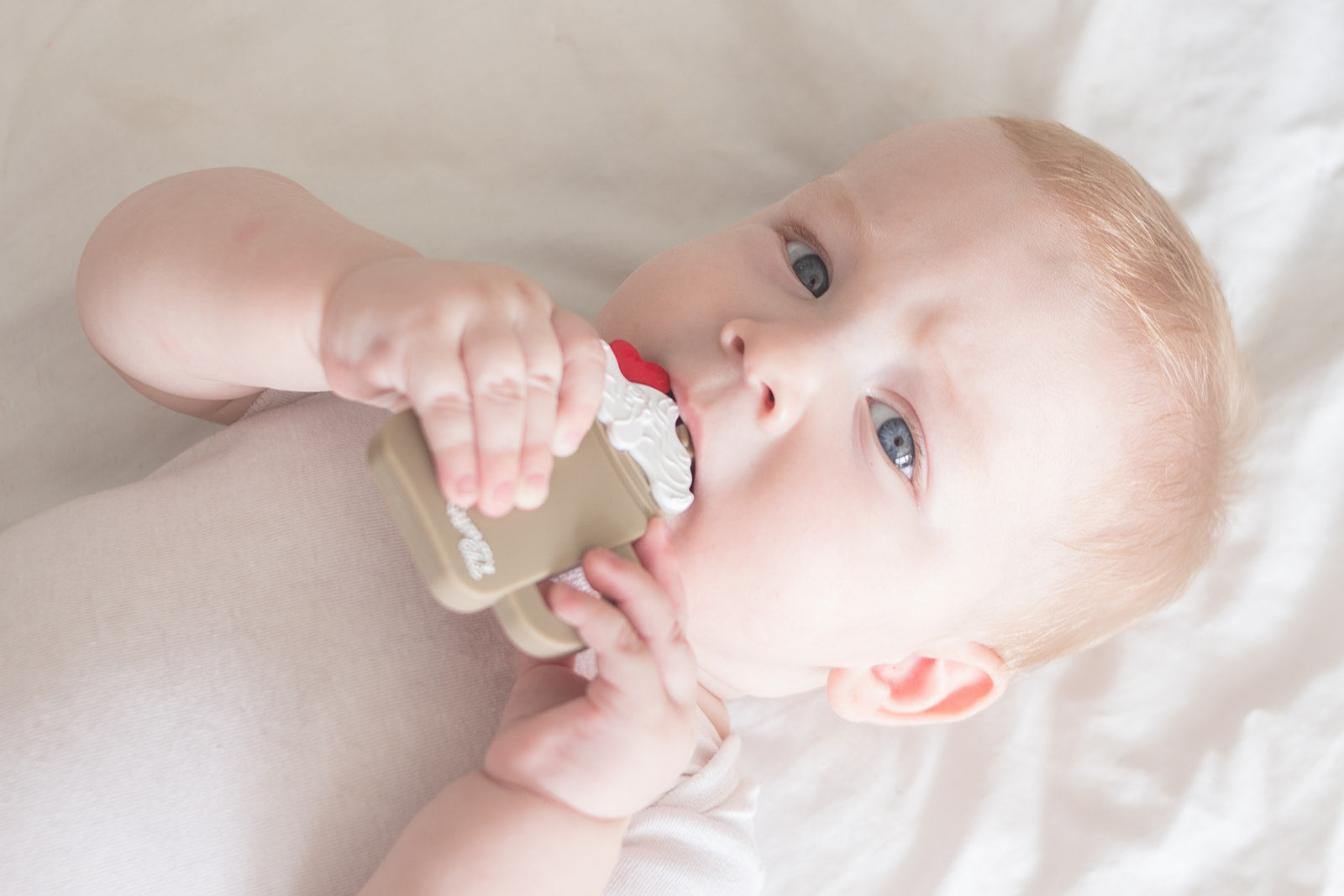 Silicone Milkshake Teether & Pacifier Clip: Safe Baby Teething Toy