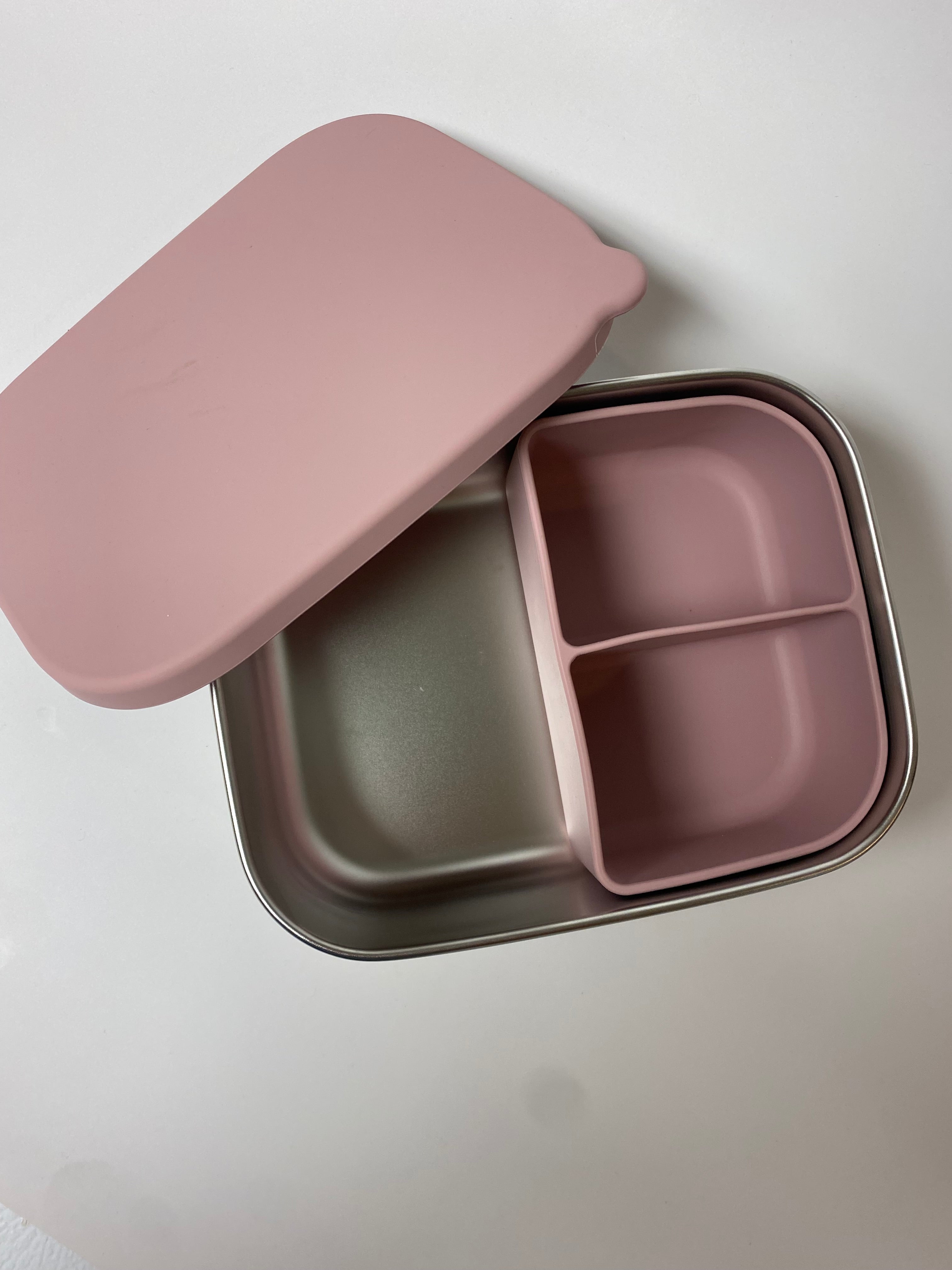 Stainless steel & Silicone Bento box