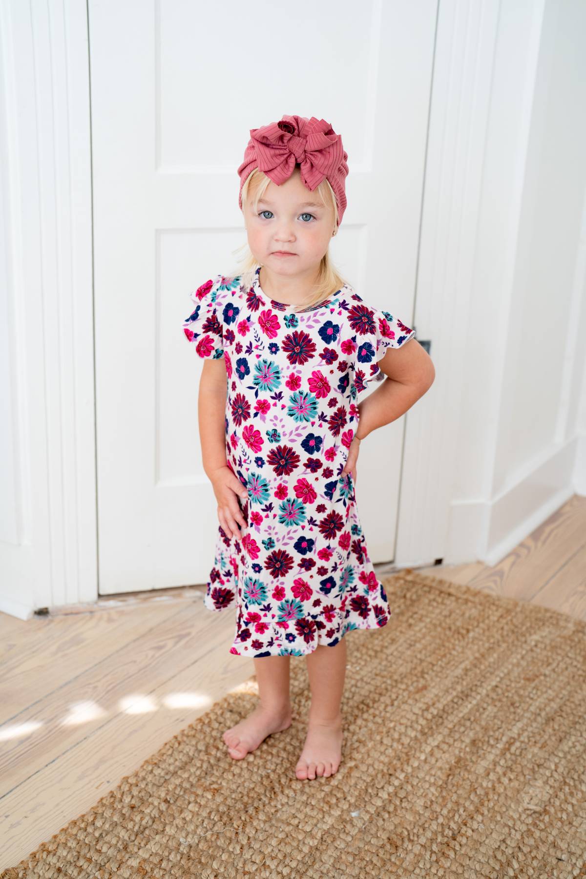 Wild Berry Floral Nightgown