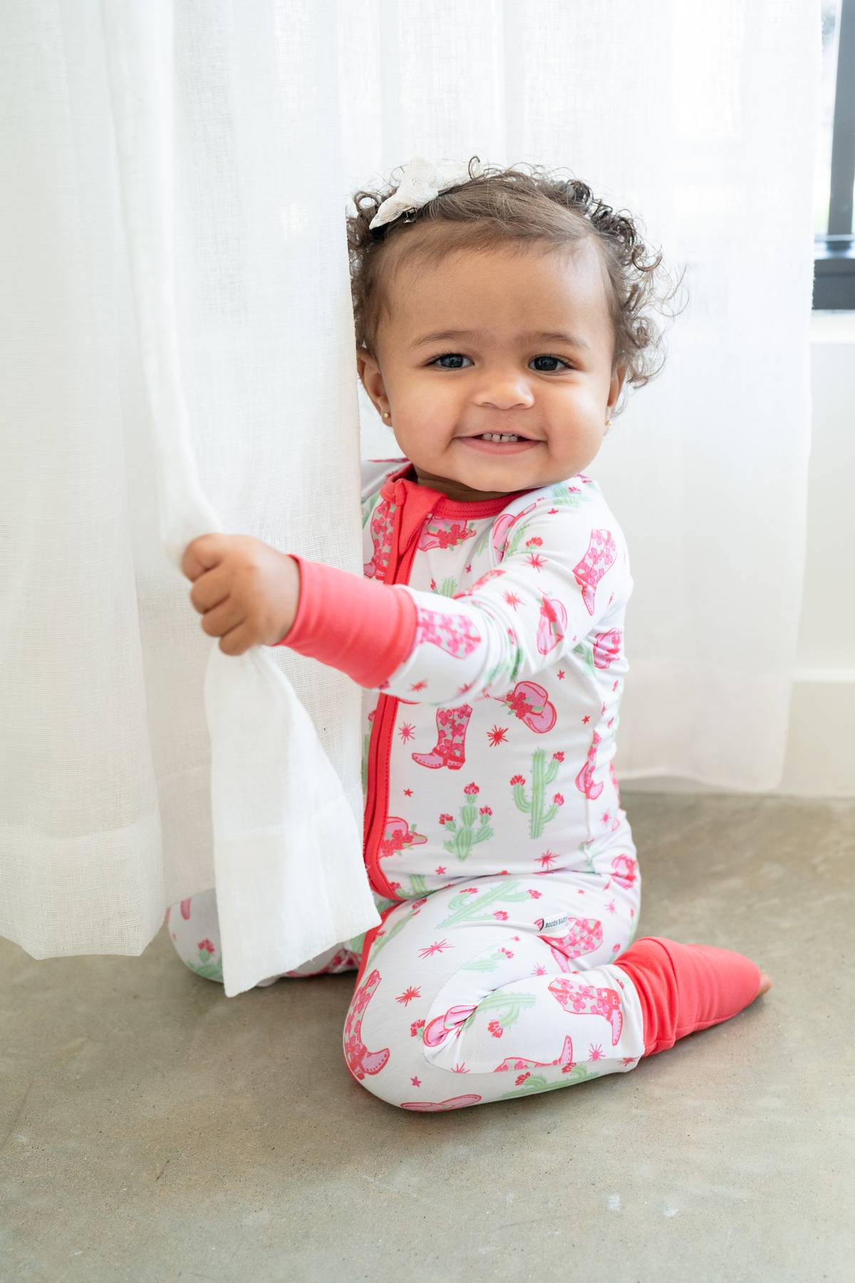 Pink Cactus Cowgirl Zippy