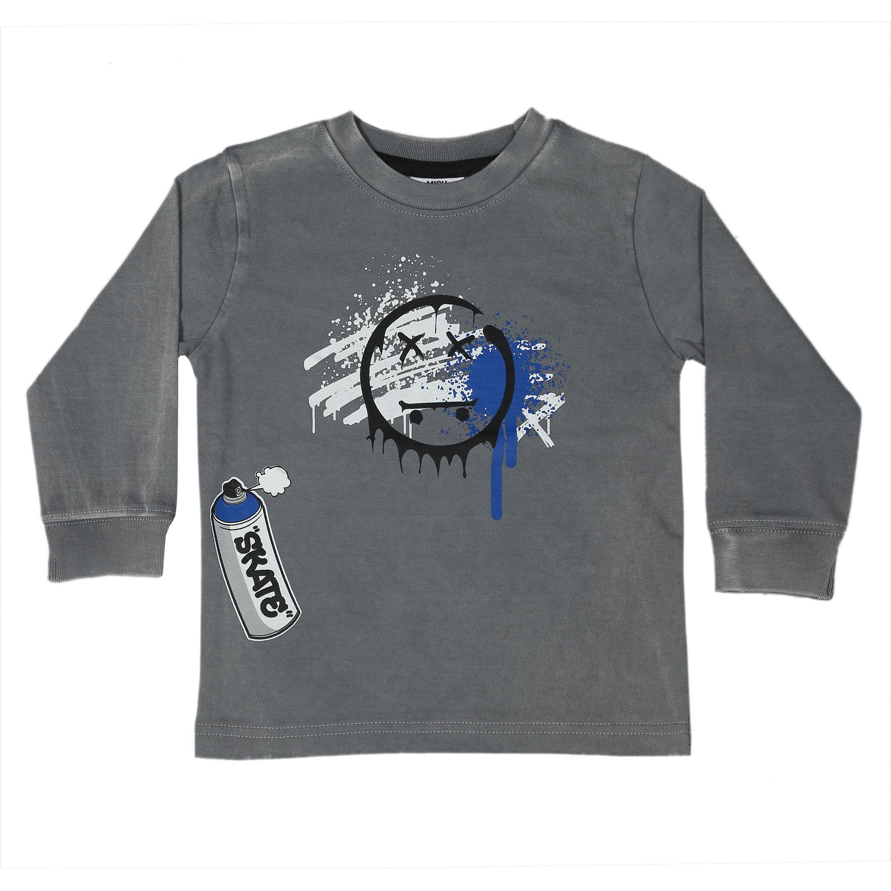 Kids Long Sleeve Enzyme Shirt - Skate Spray