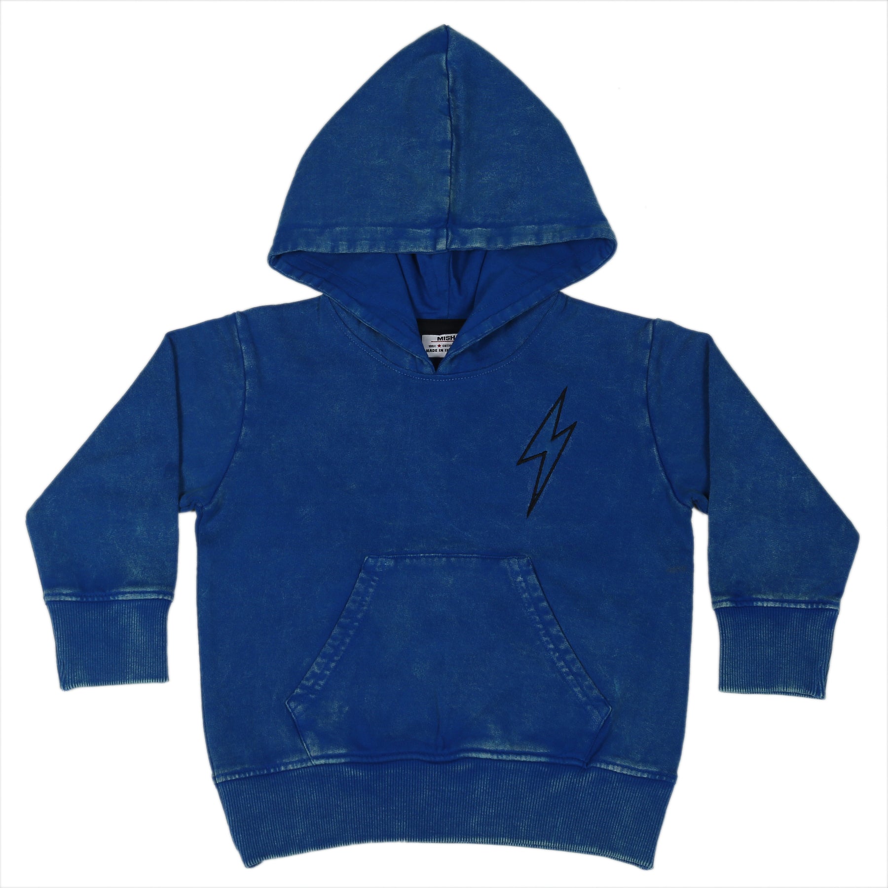 Kids Enzyme Pullover Hoodie - Cobalt Bolt