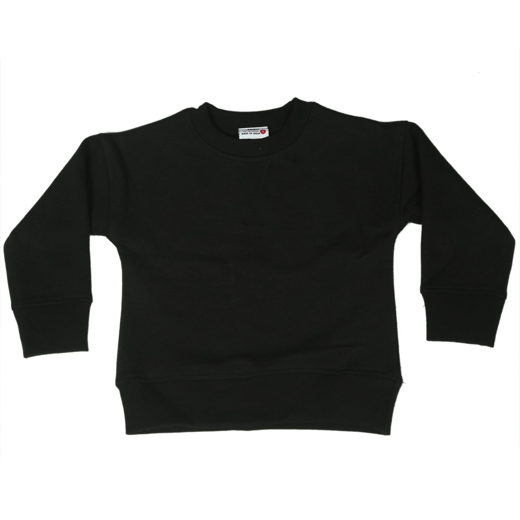 NEW! Kids Crew Neck Sweatshirt - Black