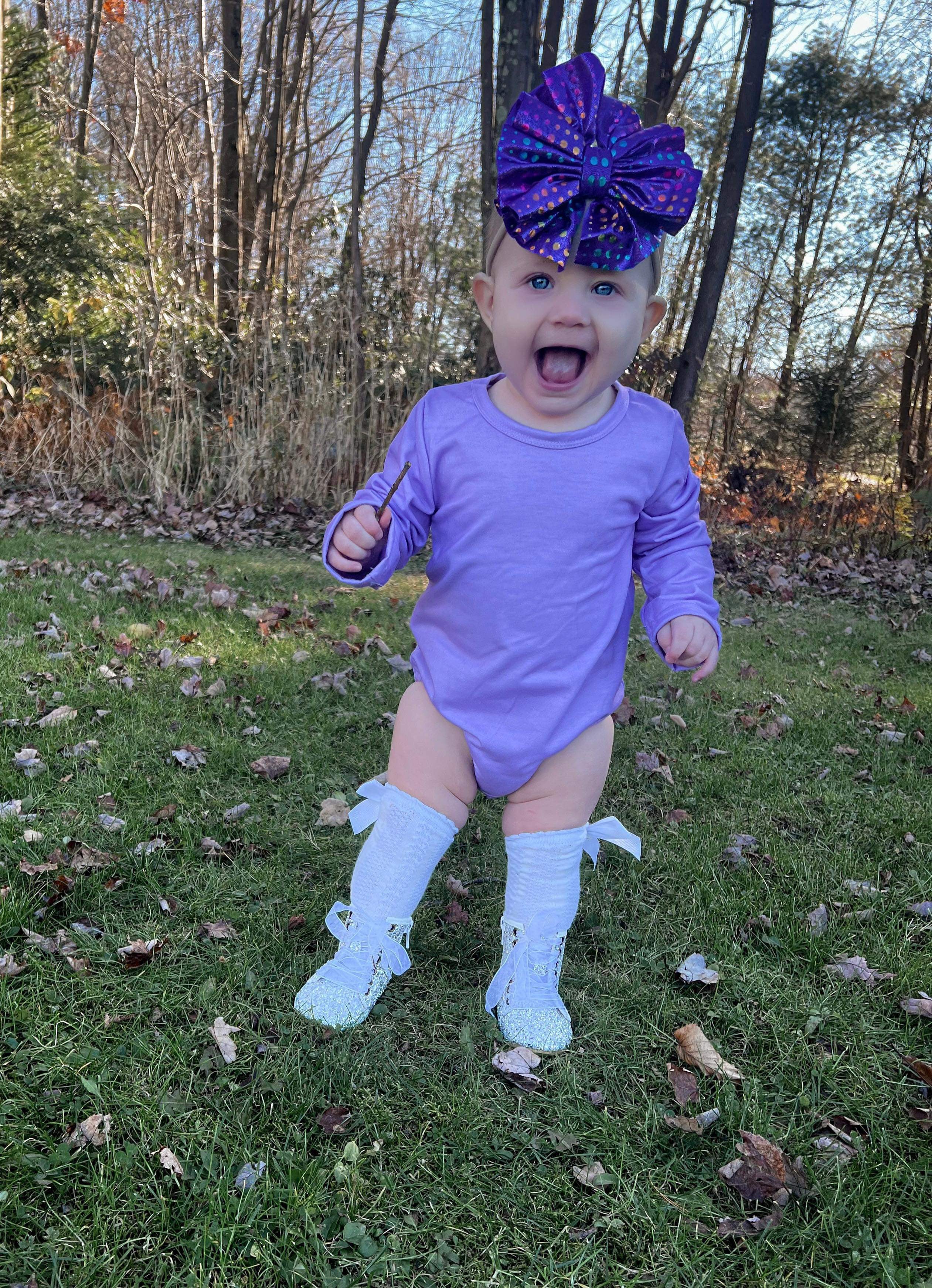 Purple long sleeve leo