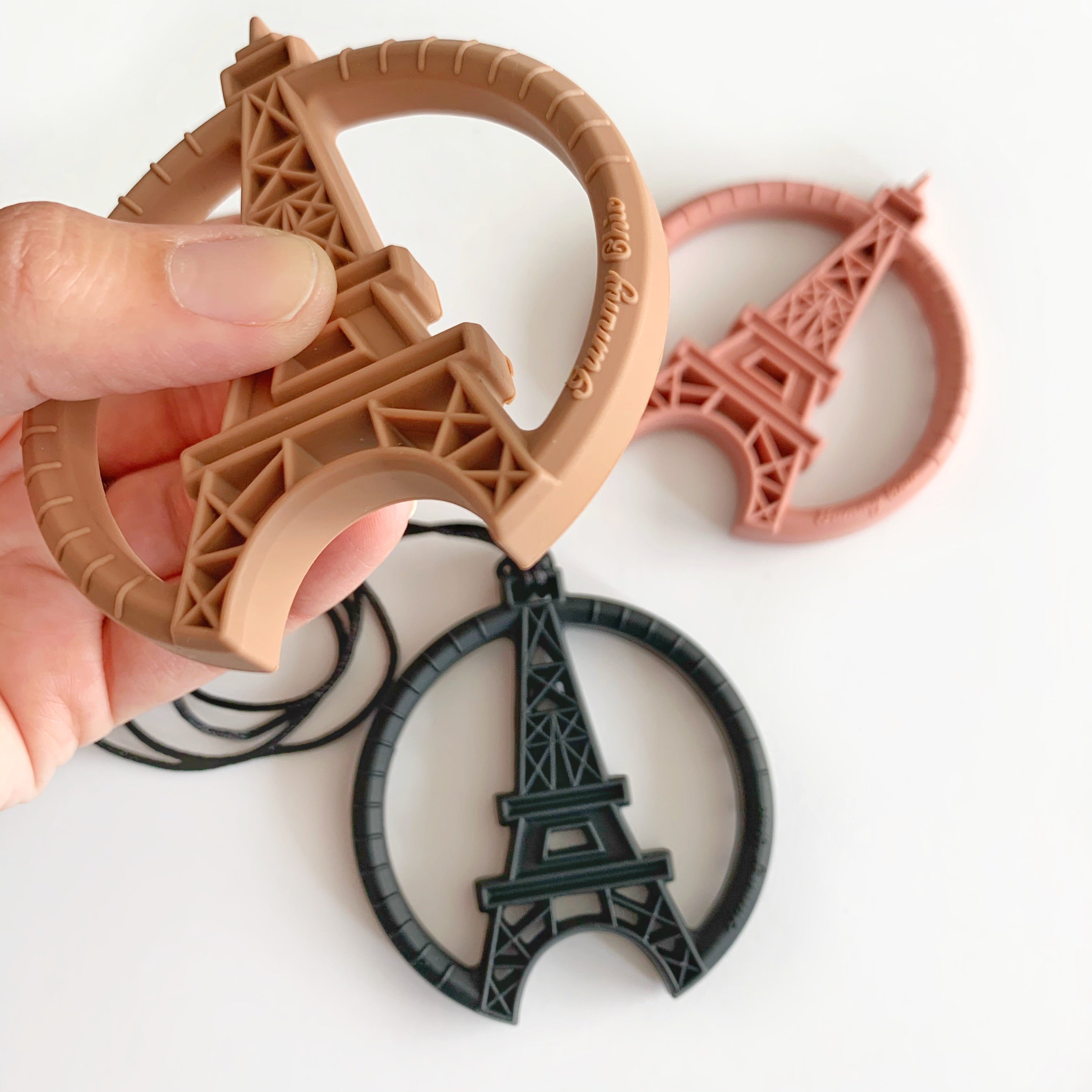 Paris Tower Sensory Chew Pendant for Kids 3+ | Gummy Chic Design