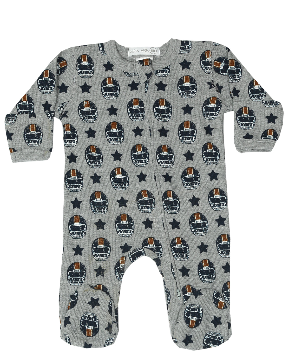 Baby Thermal Zipper Footie - Champions Football