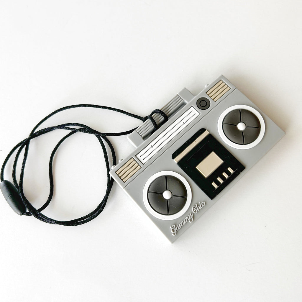 Boom Box Sensory Chew Necklace for Sensory Needs - Exclusive Gummy Chic Design