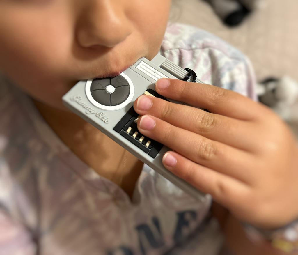 Boom Box Sensory Chew Necklace for Sensory Needs - Exclusive Gummy Chic Design