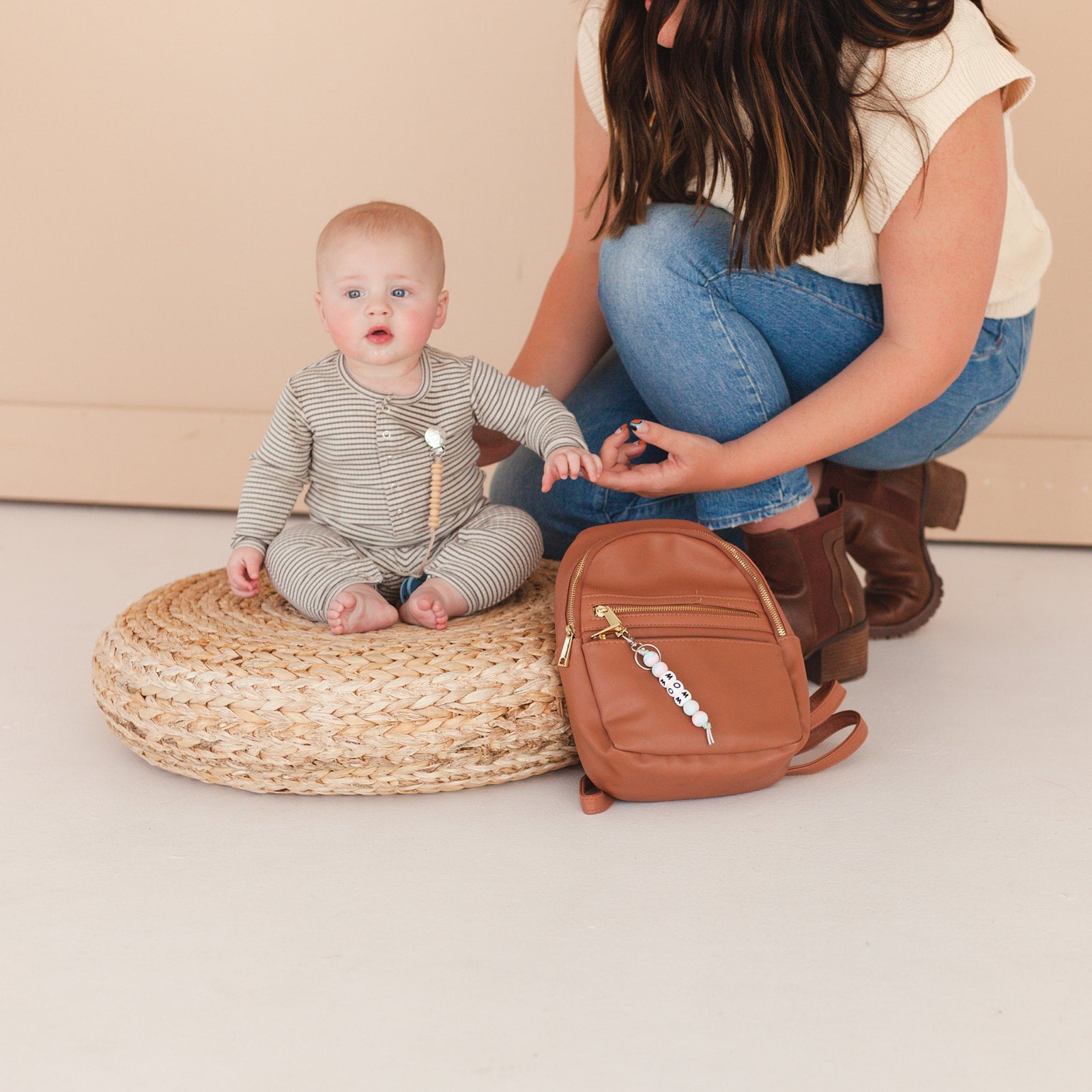 Cotton Candy Keychain