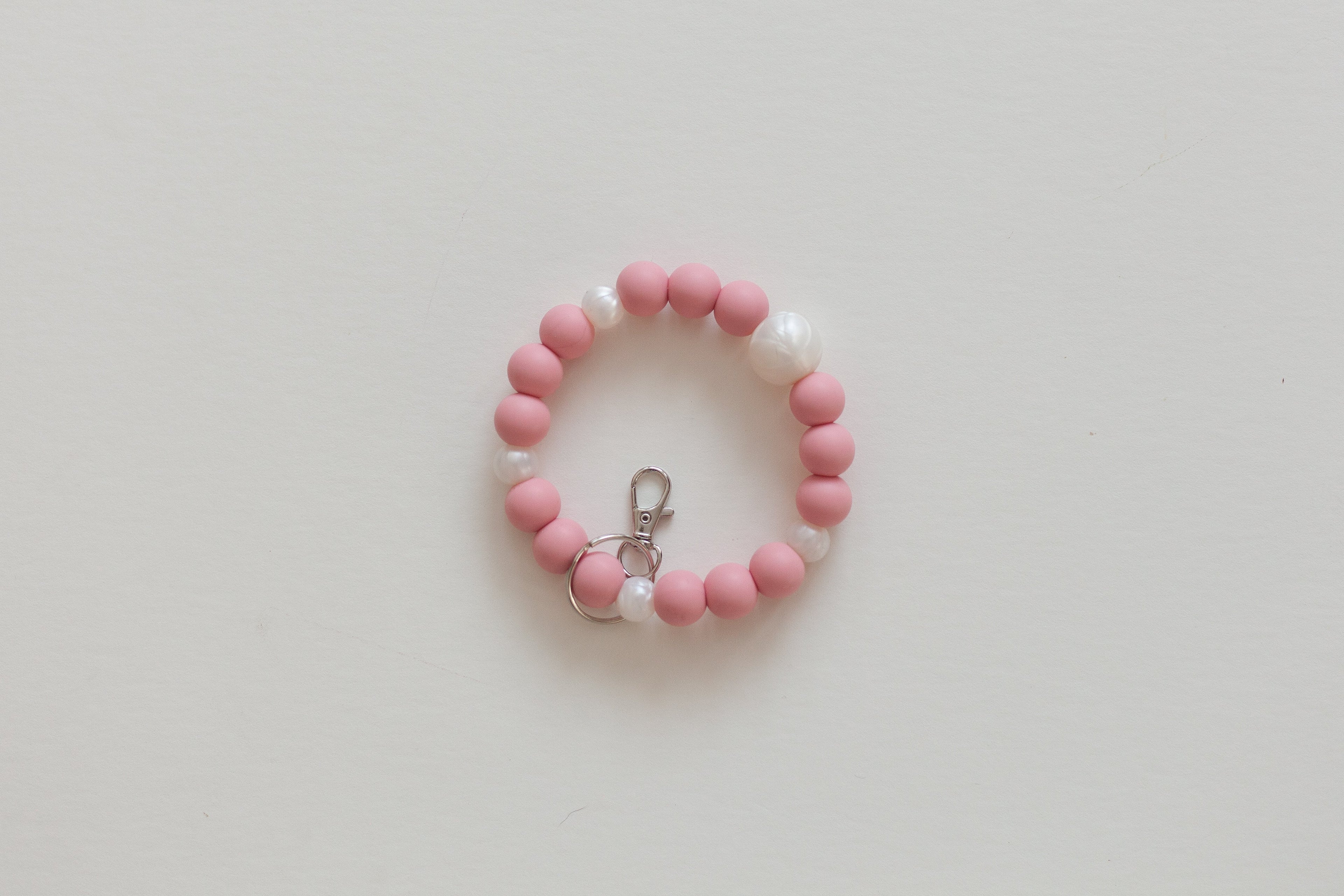 Mauve Succulent Wristlet