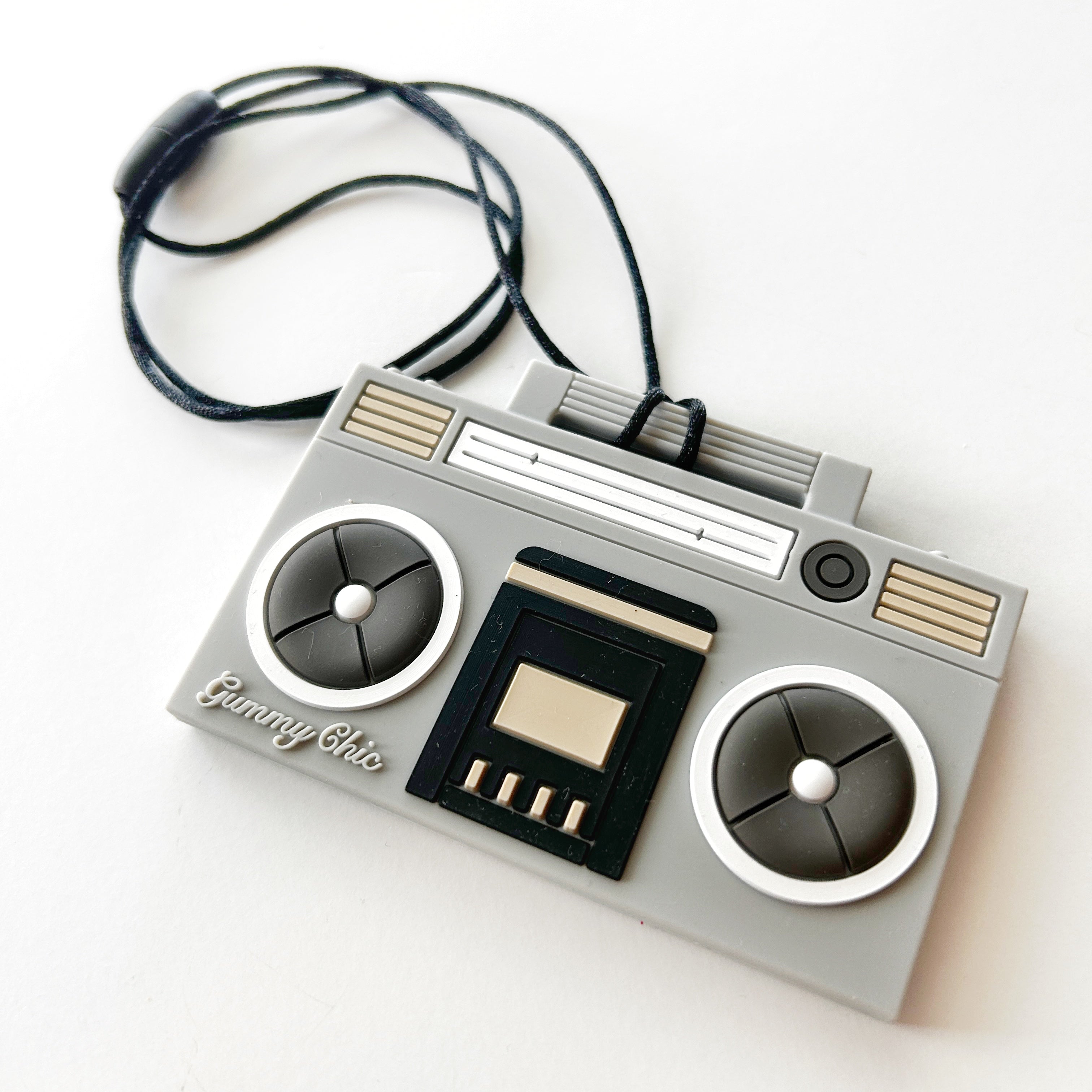 Boom Box Sensory Chew Necklace for Sensory Needs - Exclusive Gummy Chic Design