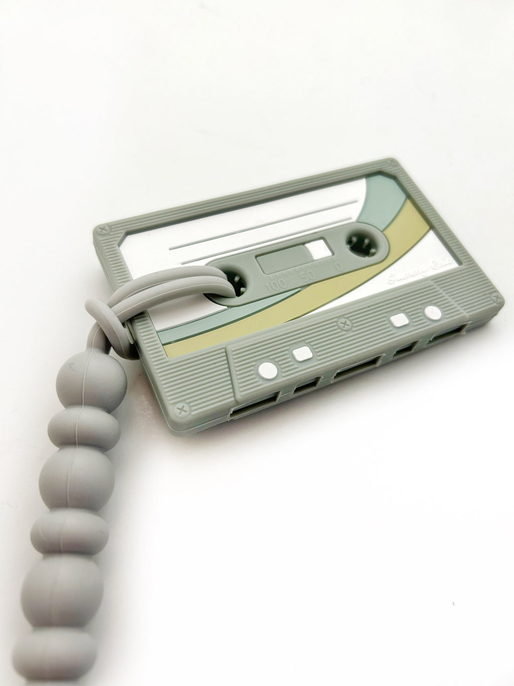 Cassette Mix Tape Teether: Retro 80s & 90s Vibes for Teething Relief