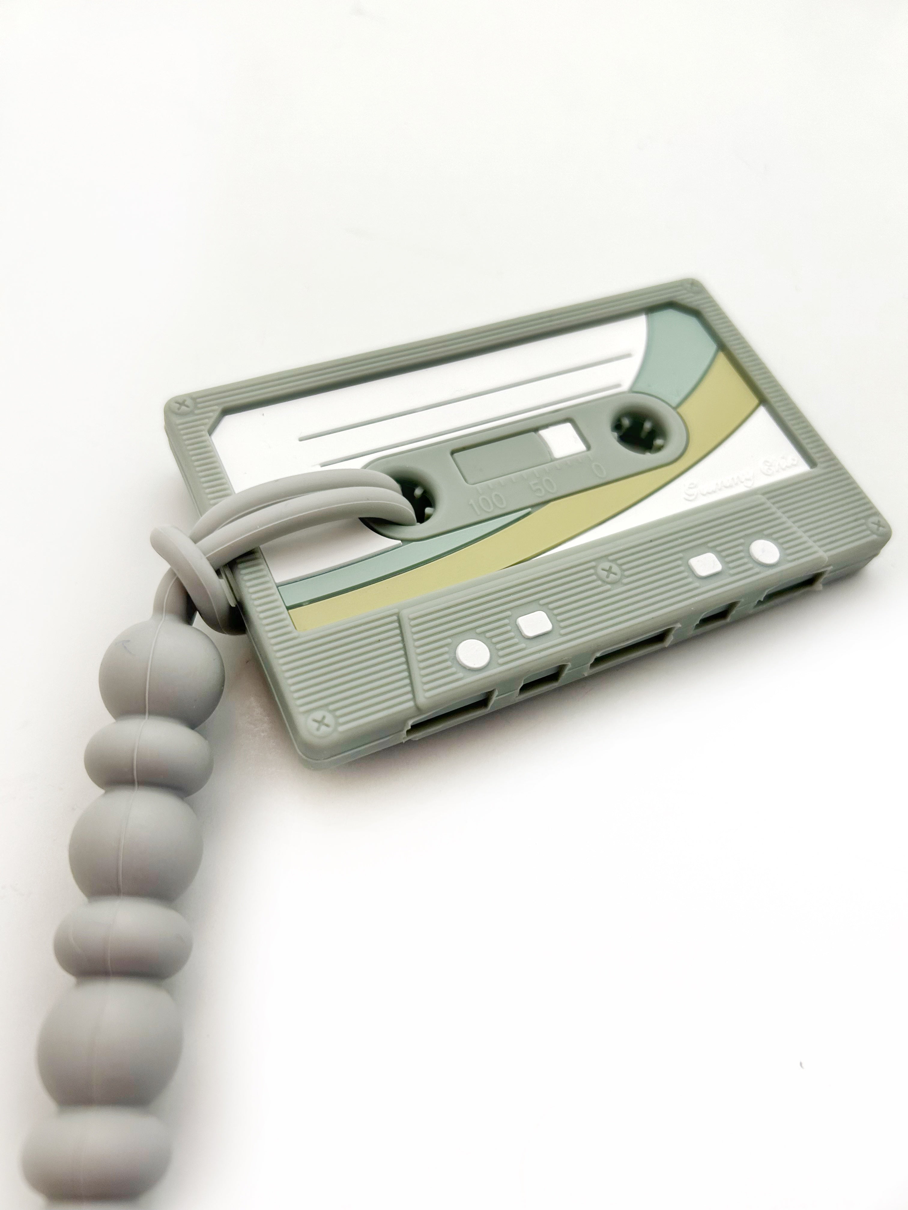 Cassette Mix Tape Teether: Retro 80s & 90s Vibes for Teething Relief