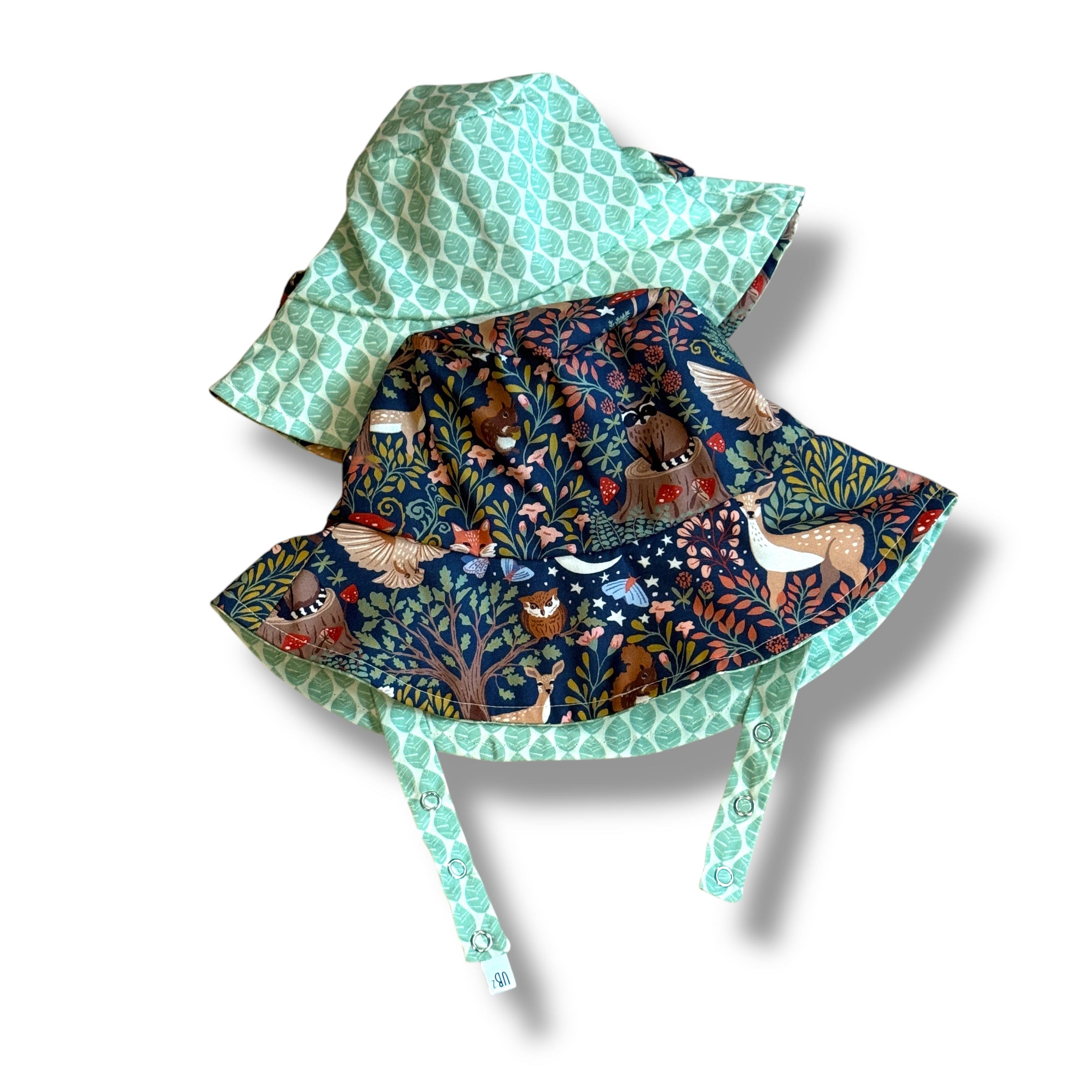 Bucket hat in Organic Enchanted Forest