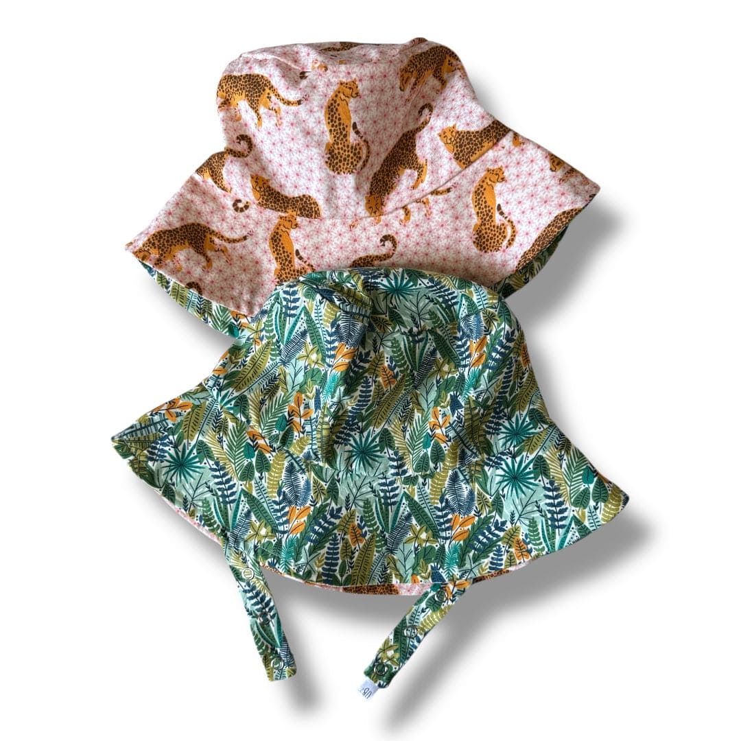 Bucket hat in Organic Jungle