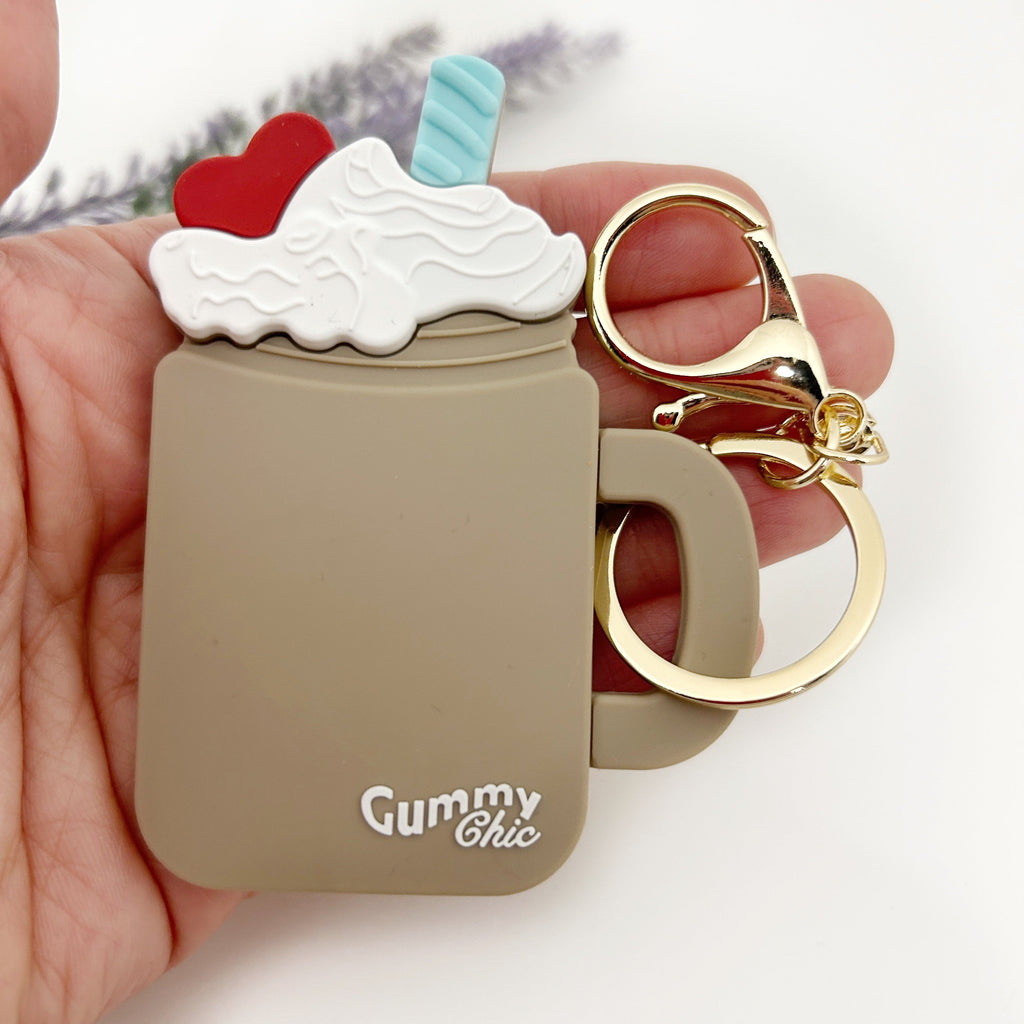 Sensory Silicone Keychain - Fashionable Bag Charm for Fidgety Hands