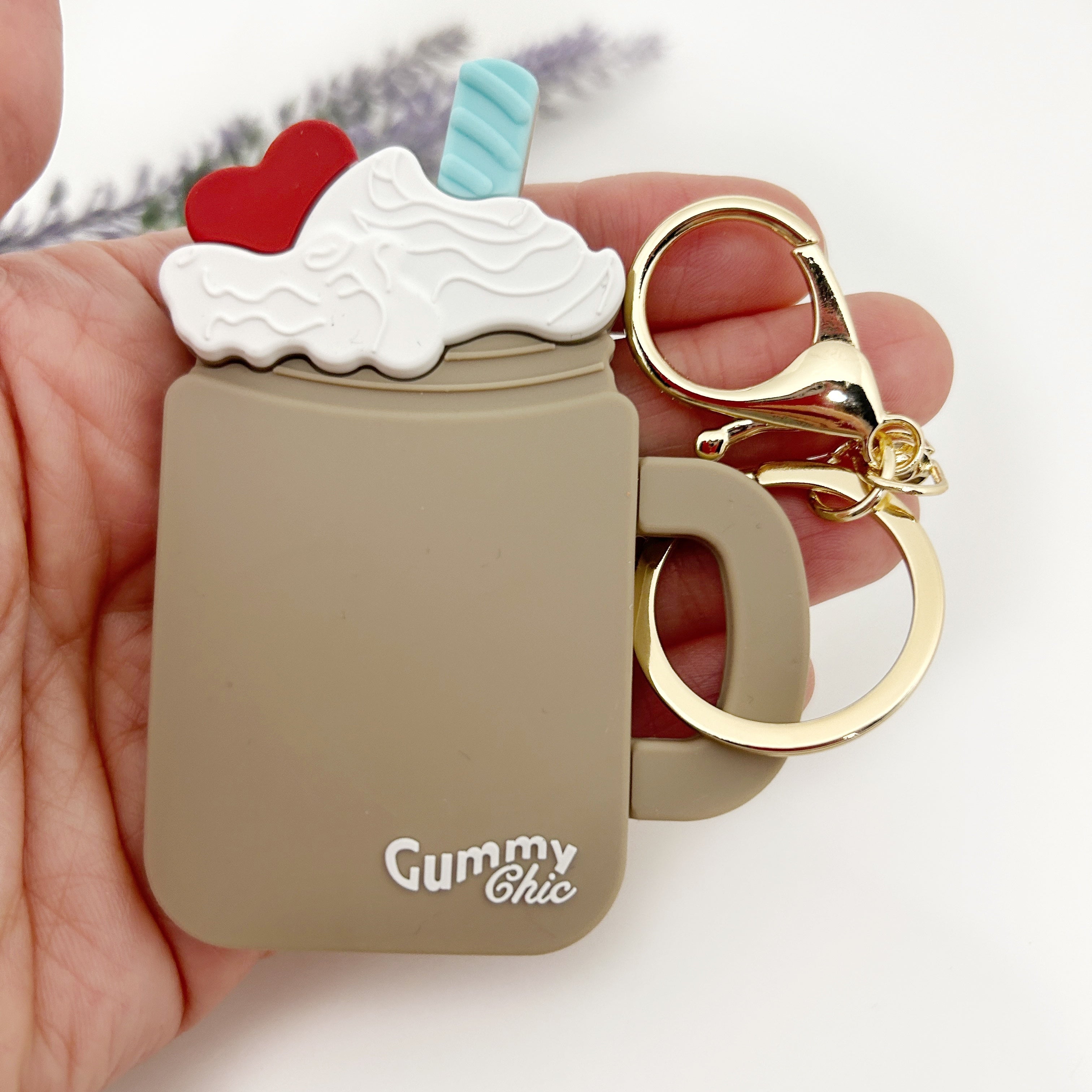 Sensory Silicone Keychain - Fashionable Bag Charm for Fidgety Hands