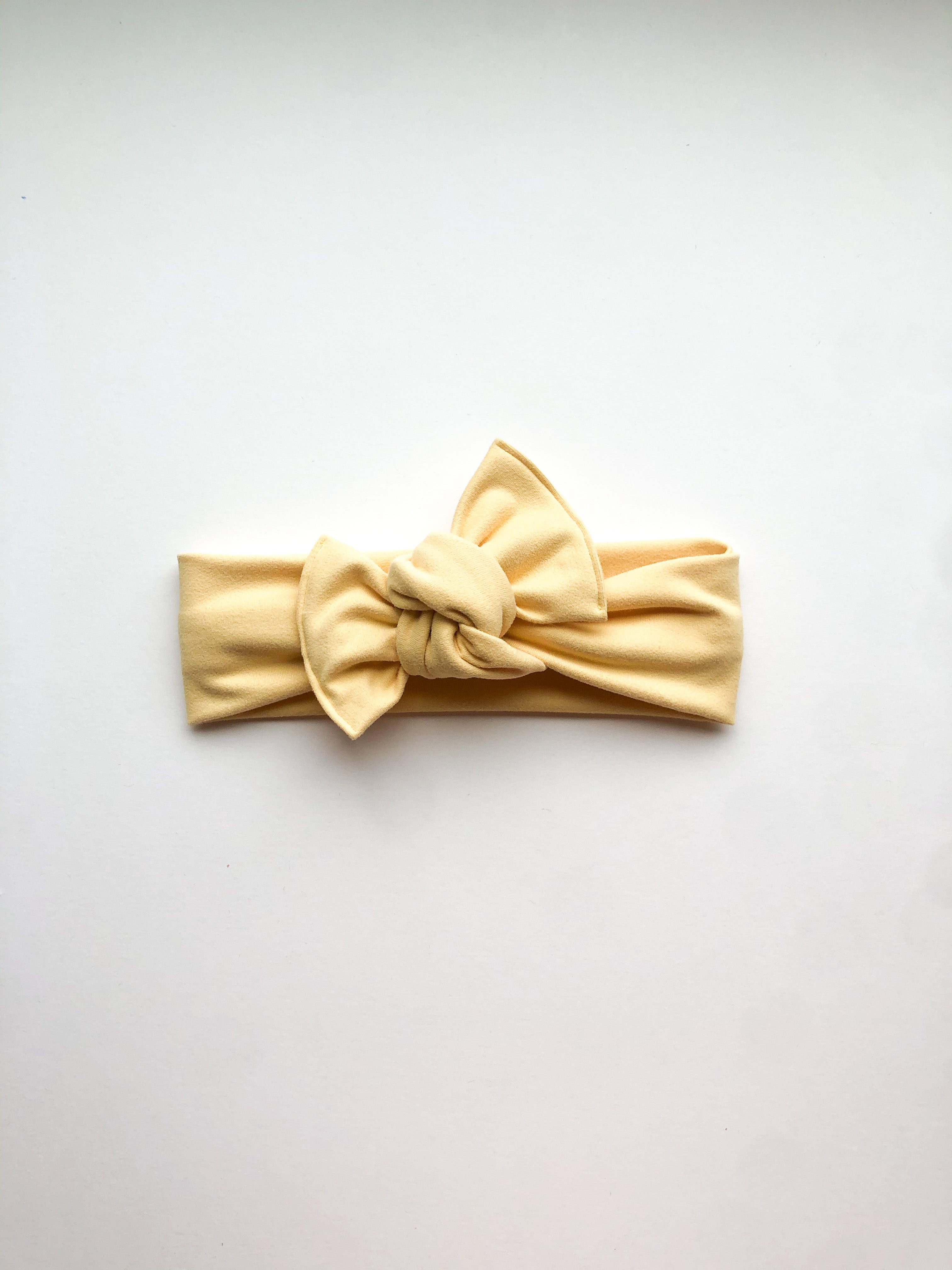 Lemon Meringue Tie On Headwrap