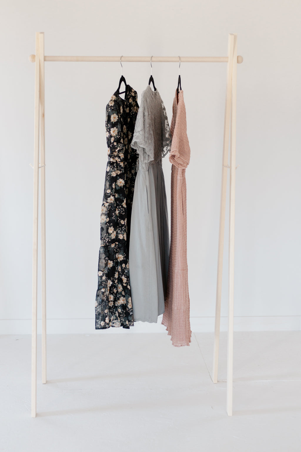 Large Wooden Clothing Rack