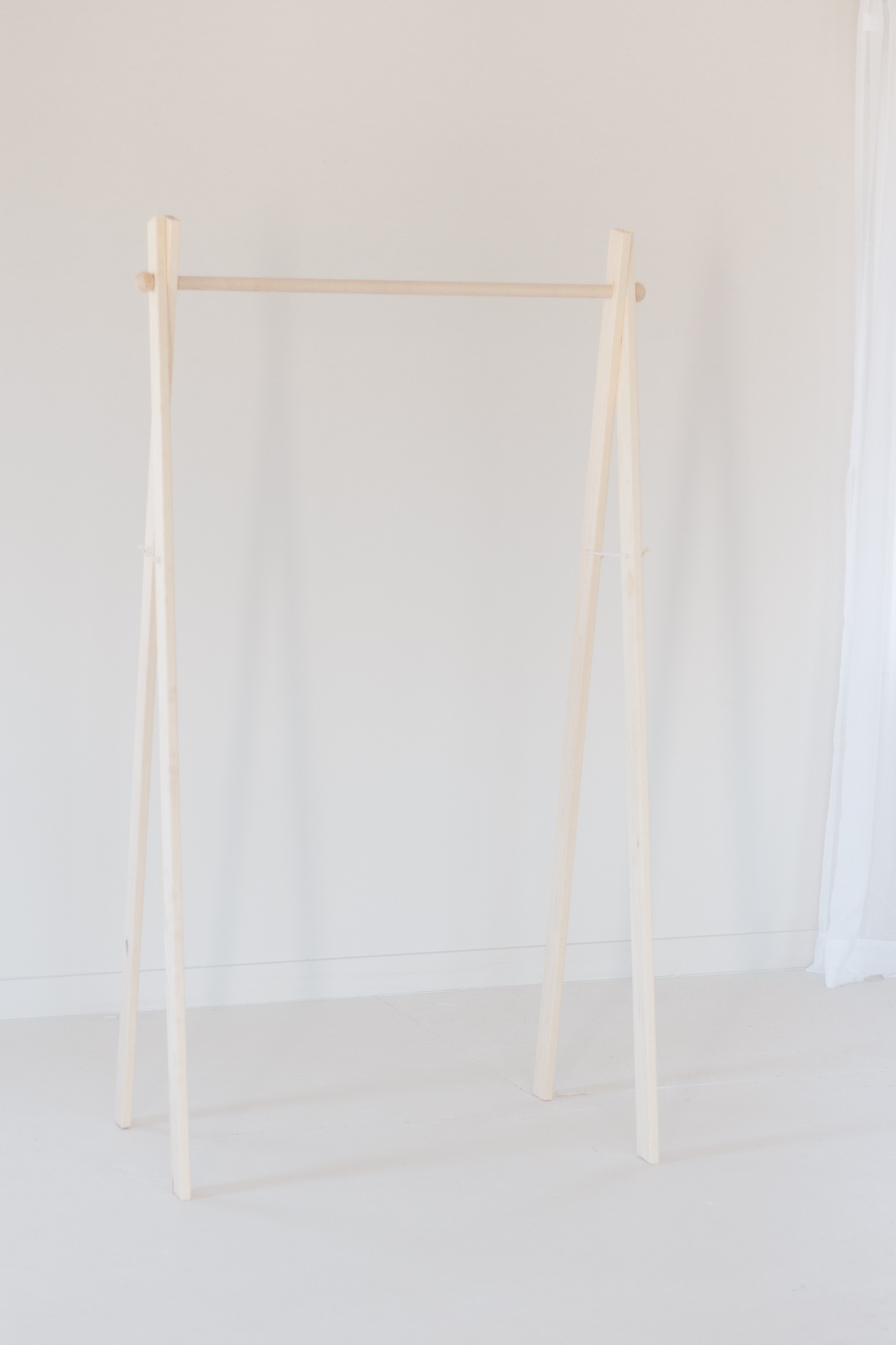 Flawed/discounted Large Wooden Clothing Rack