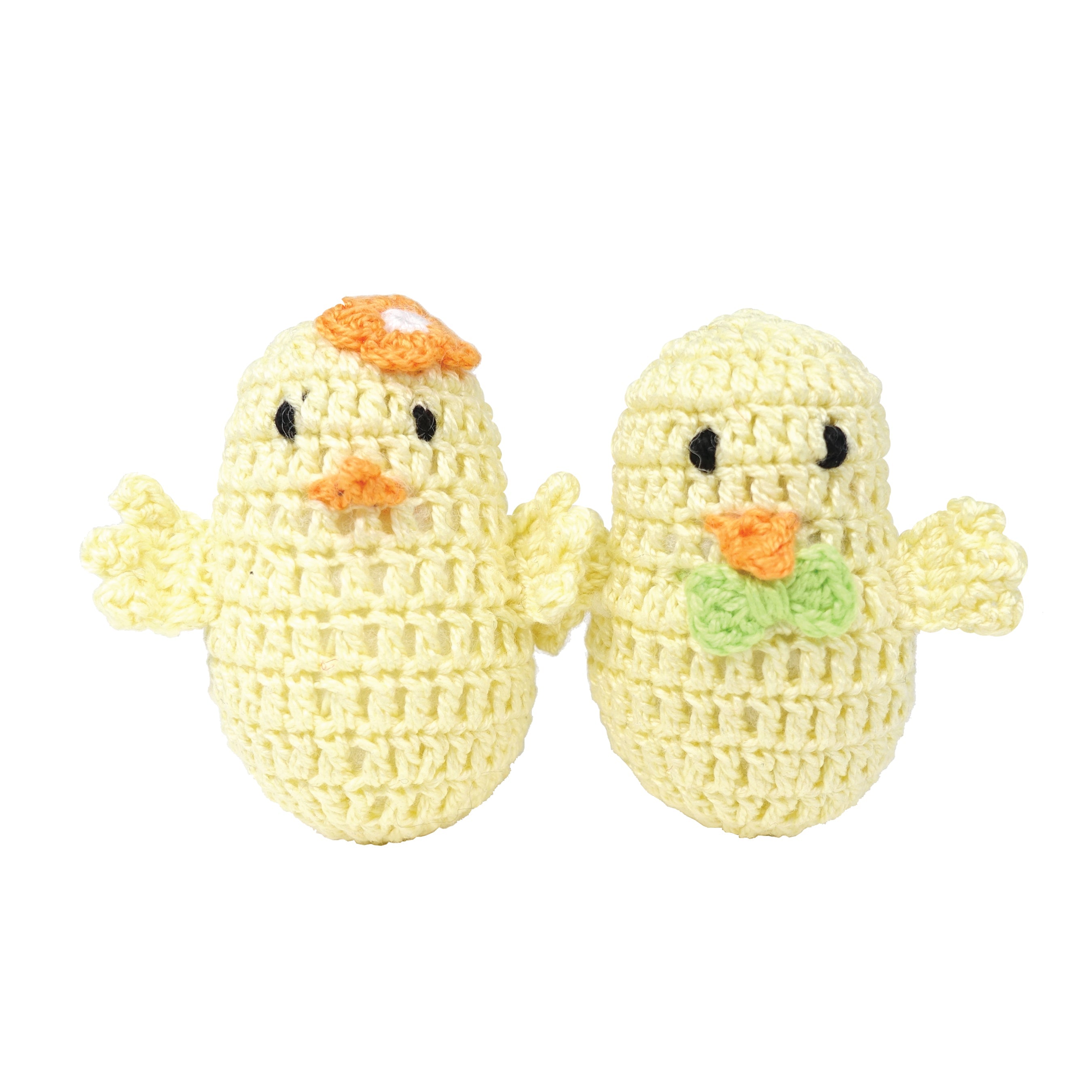 Crochet Easter Chick Ornaments - set of 6