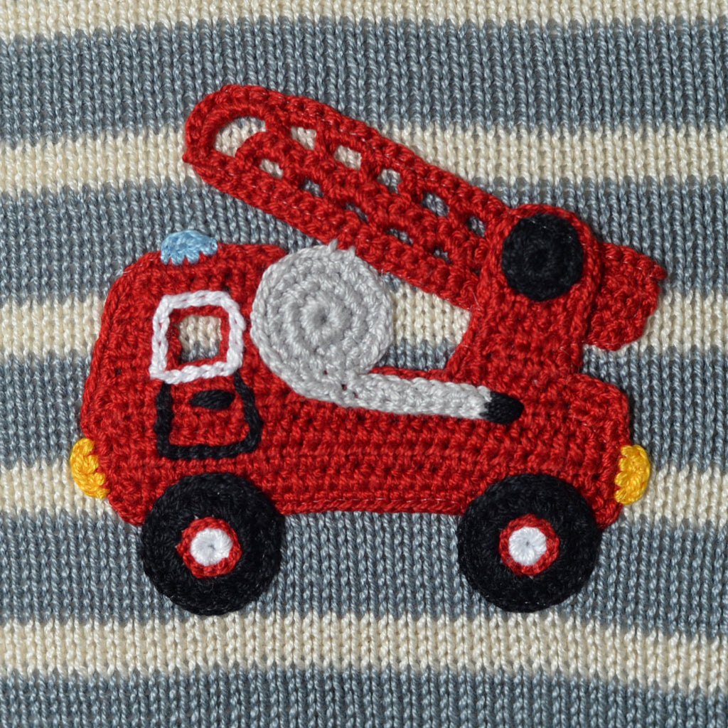 Fire Truck 10" Pillow