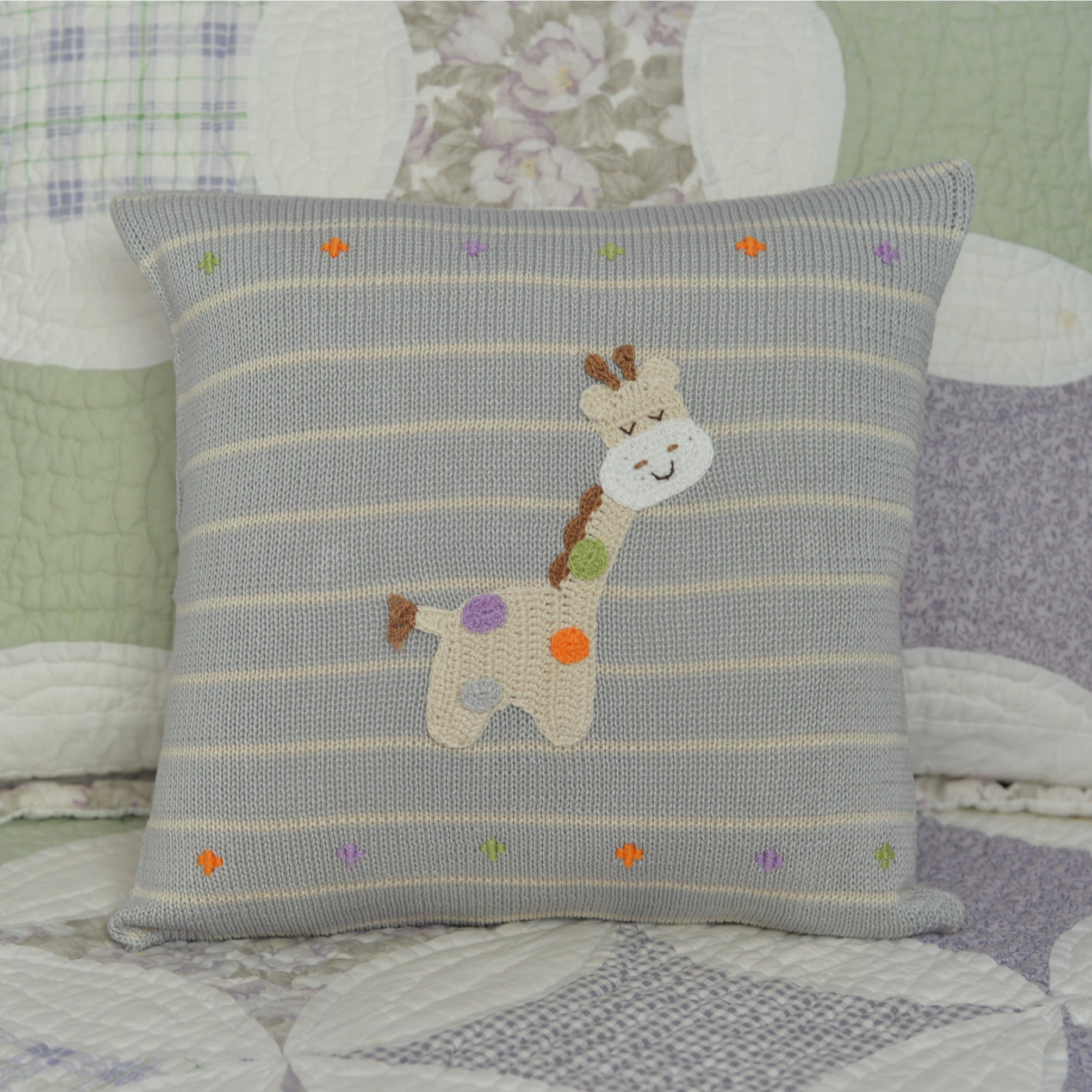Spotted Giraffe 12" Pillow