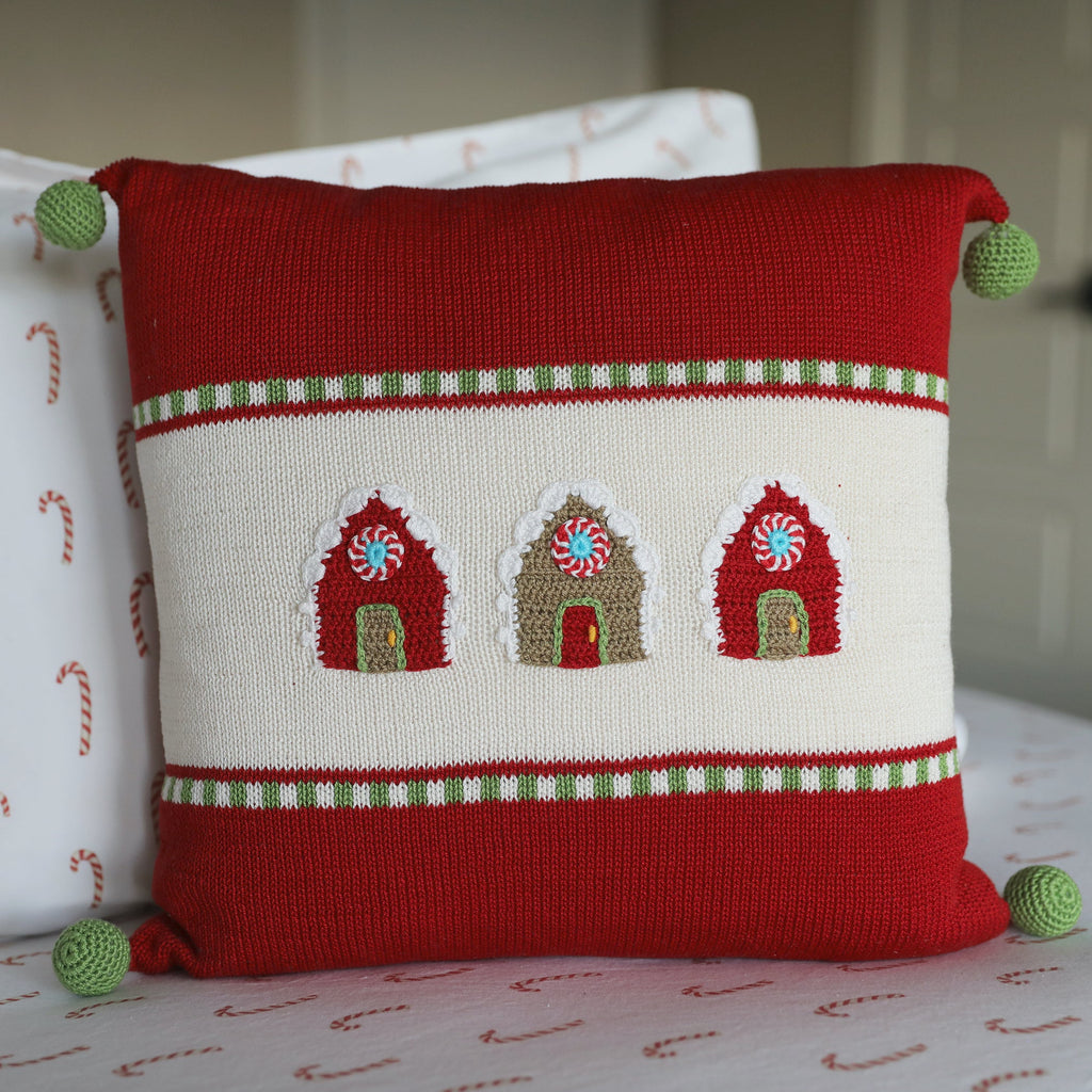 Gingerbread House 14" Pillow