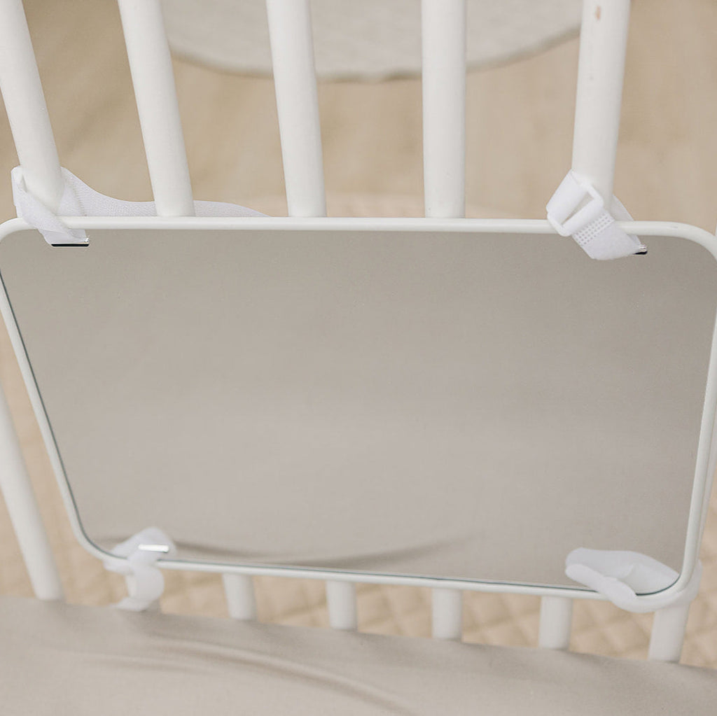 Large, Double-Sided Baby Mirror with High Contrast Images