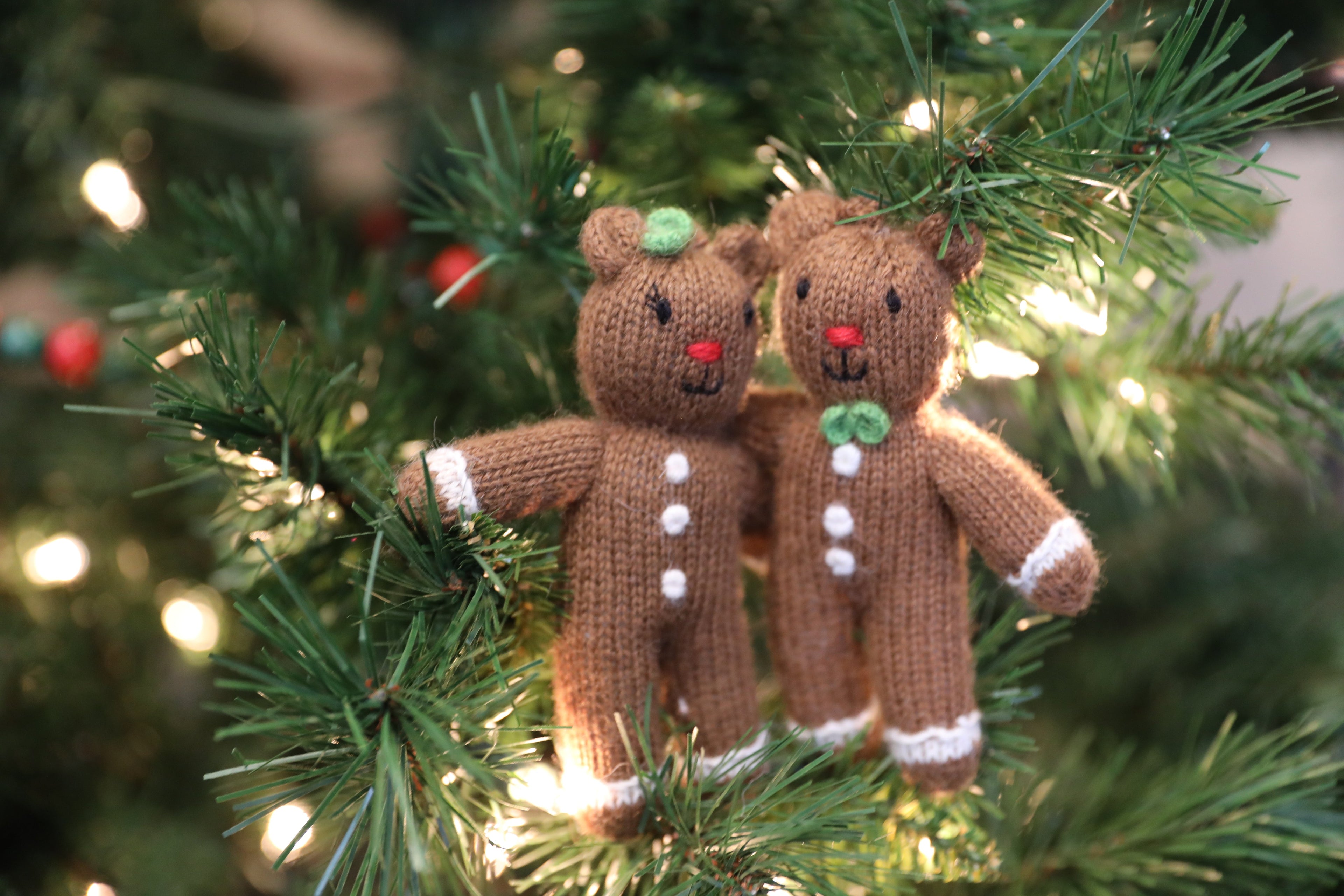 Gingerbear Ornament- set of 2
