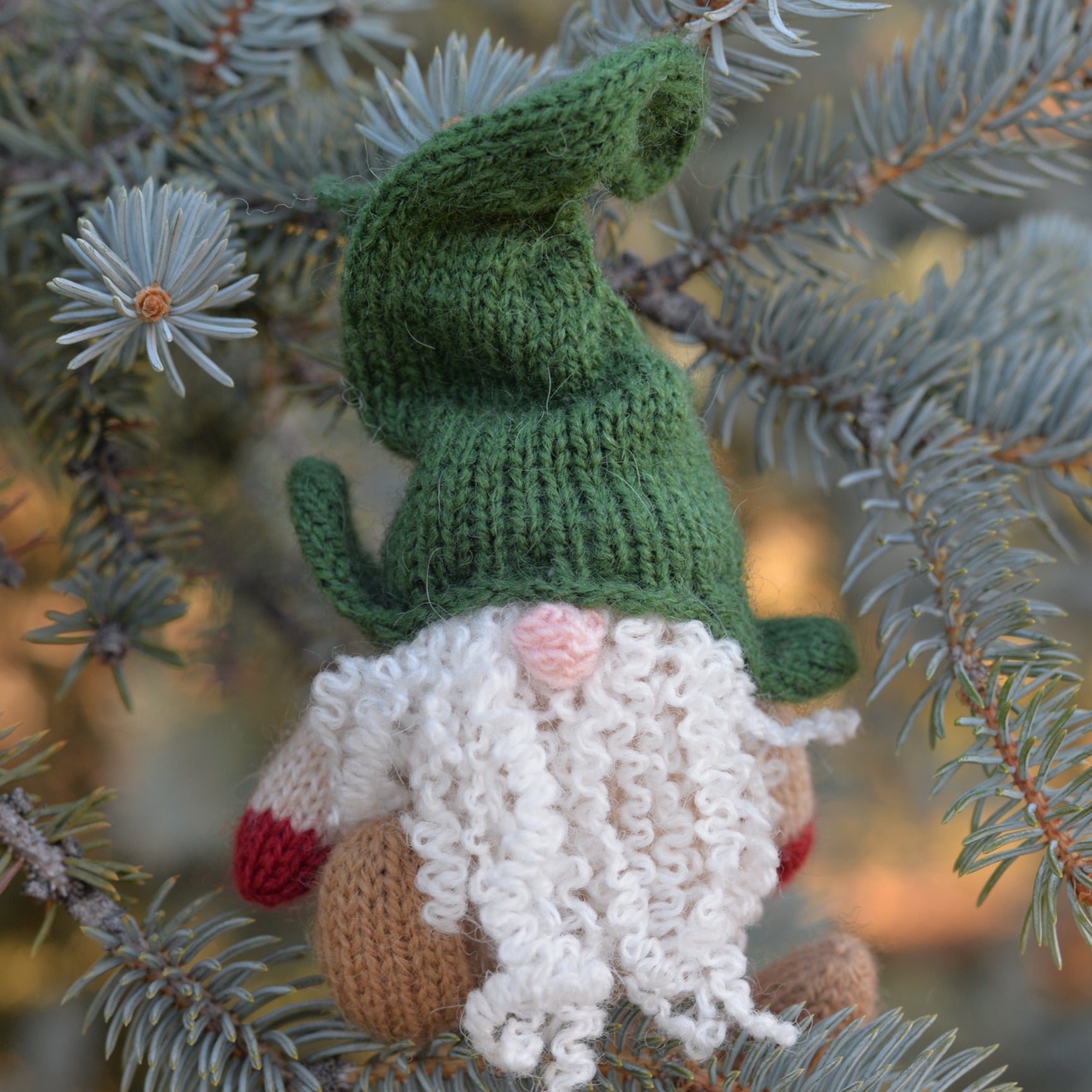 Gnome Ornaments, set of 2