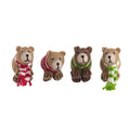 Bears in Sweaters & Scarves, set of 6