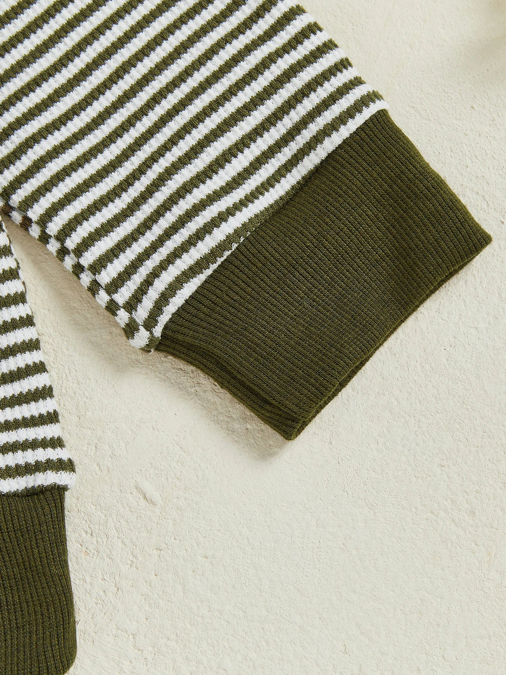 Baby Toddler Boys 2Pcs Long Sleeve Embroidery Duck Top with Striped Pants Infant Clothes Set