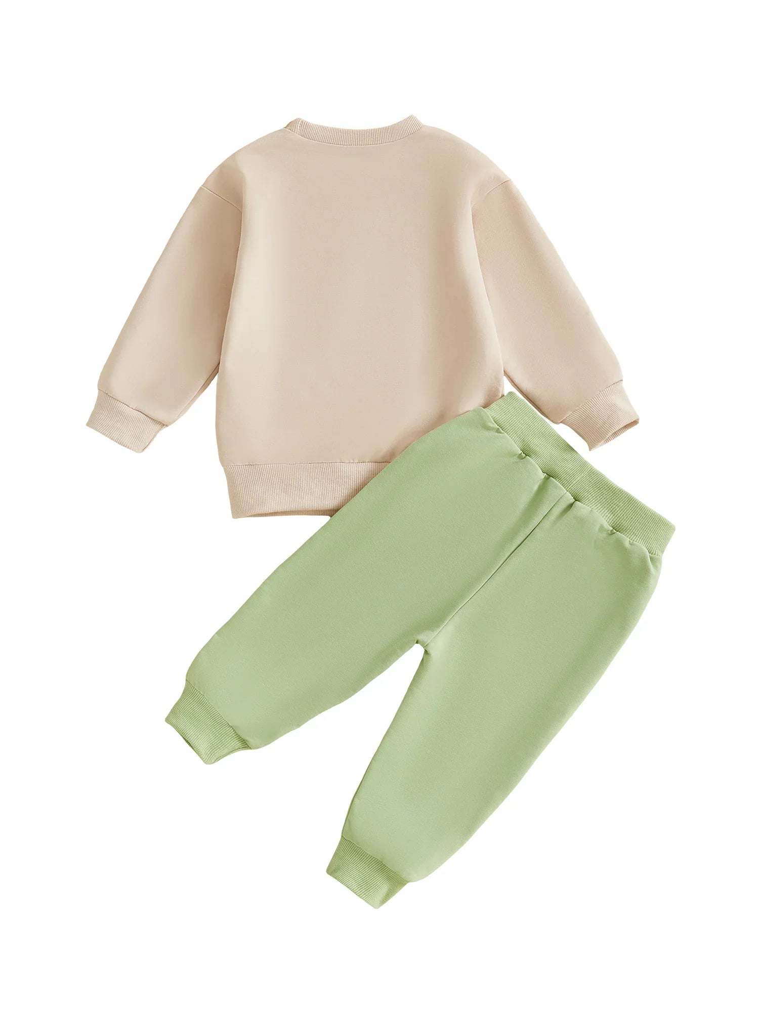 Baby Toddler Boy 2Pcs Birthday Boy Outfit Letter Ballon Embroidery Long Sleeve Pullover Crewneck Top Elastic Waist Solid Pants Jogger Set