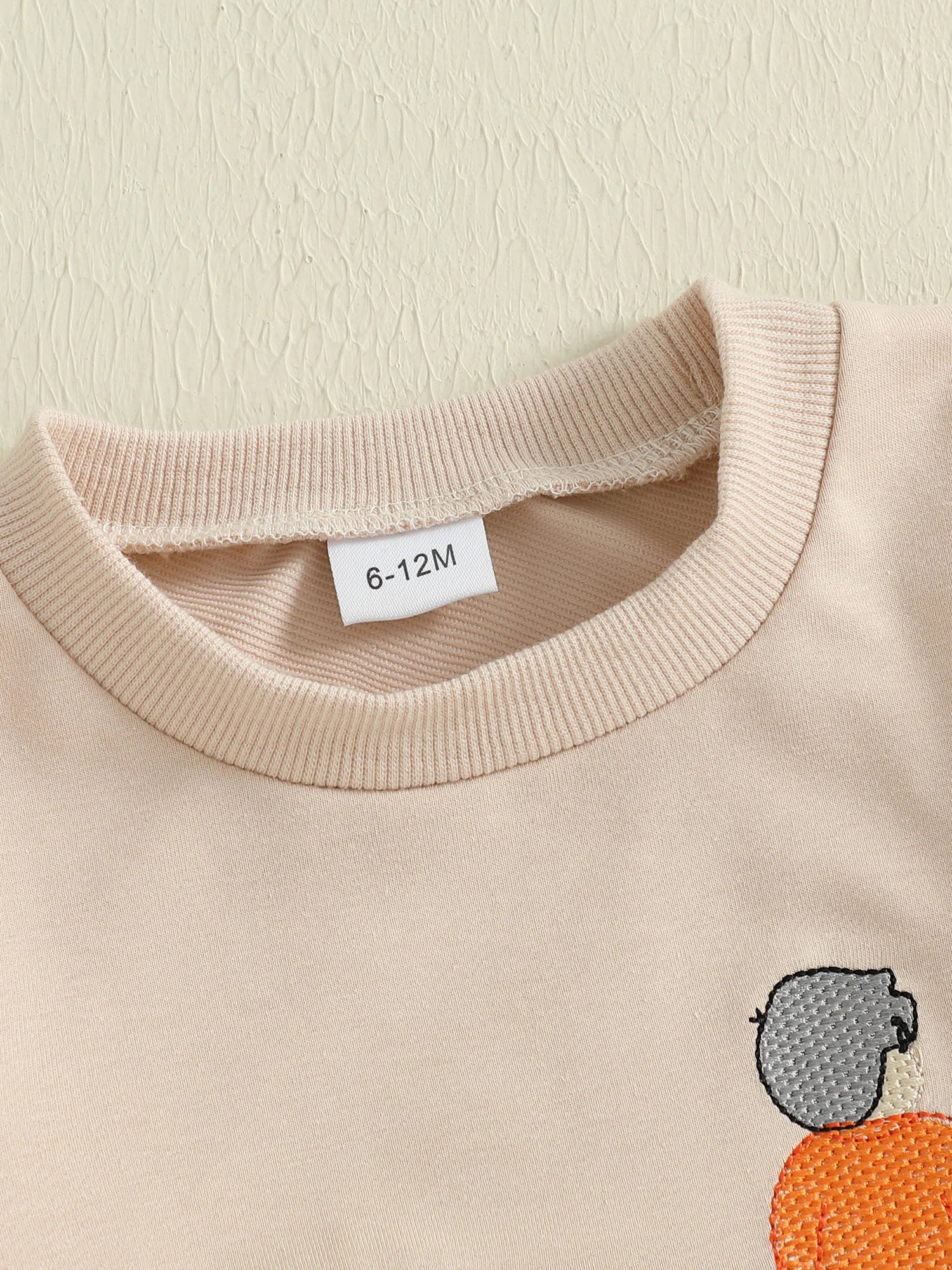 Baby Toddler Boys 2Pcs Autumn Long Sleeve Football Embroidery Top Drawstring Jogger Pants Set